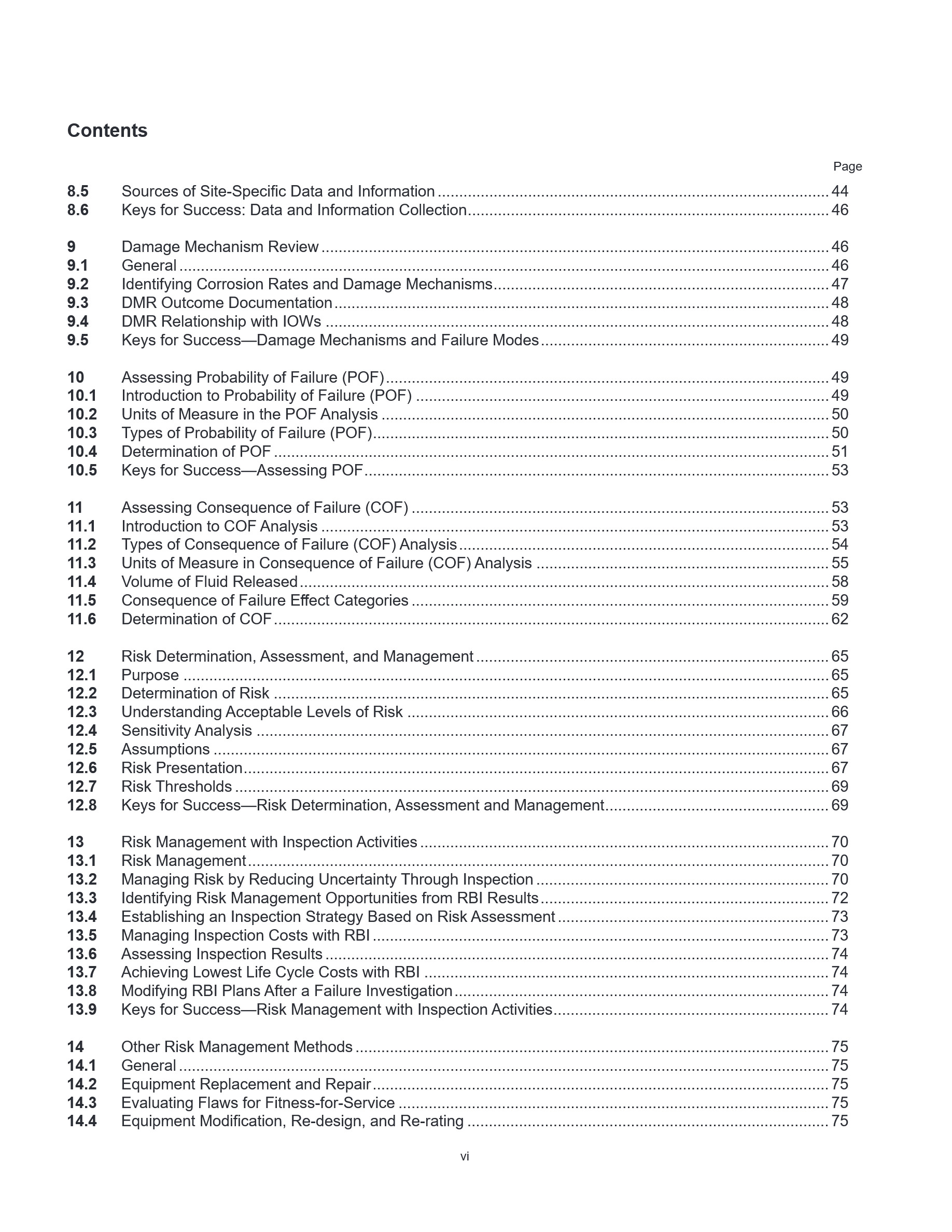 Cover preview — API RP 580 Elements of a Risk-Based Inspection Program, Fourth Edition, Includes Addendum 1 (2025) — Page 6