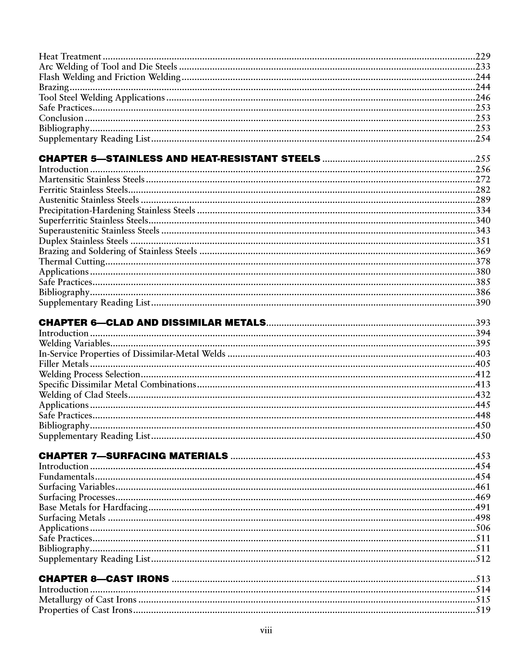 Cover preview — AWS WHB-4.9 Welding Handbook Volume 4 – Materials and Applications, Part 1 — Page 5