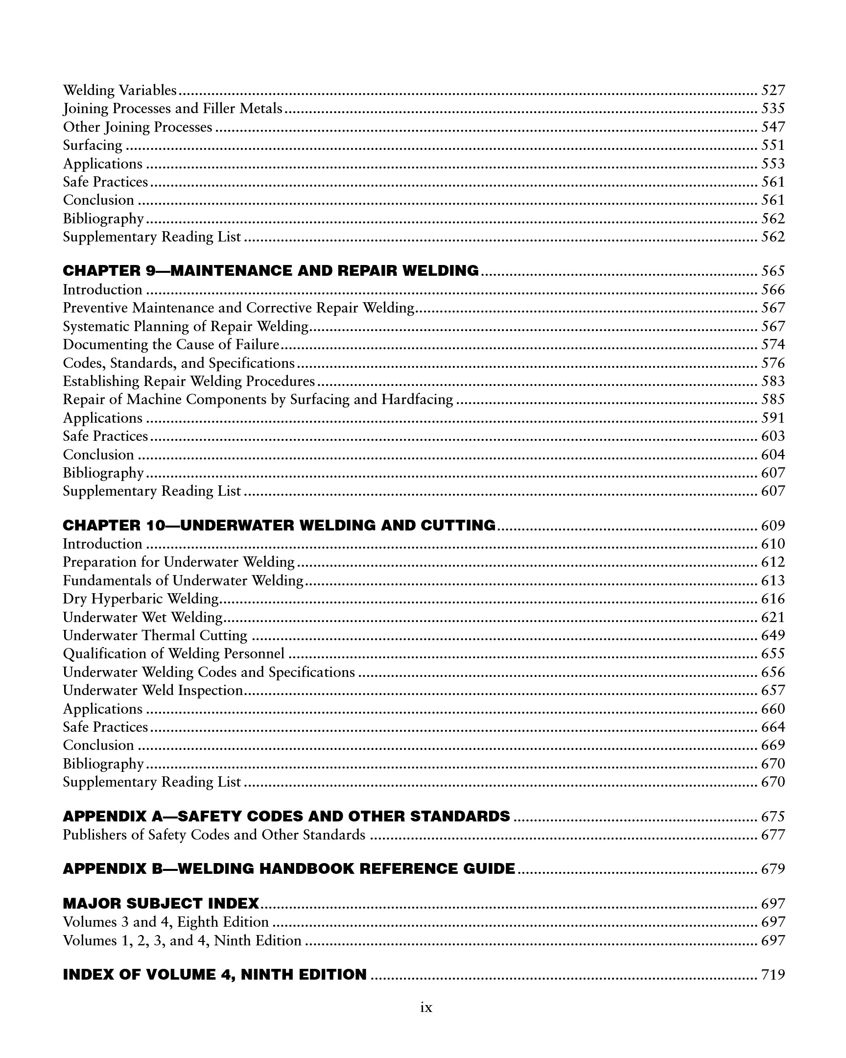 Cover preview — AWS WHB-4.9 Welding Handbook Volume 4 – Materials and Applications, Part 1 — Page 6