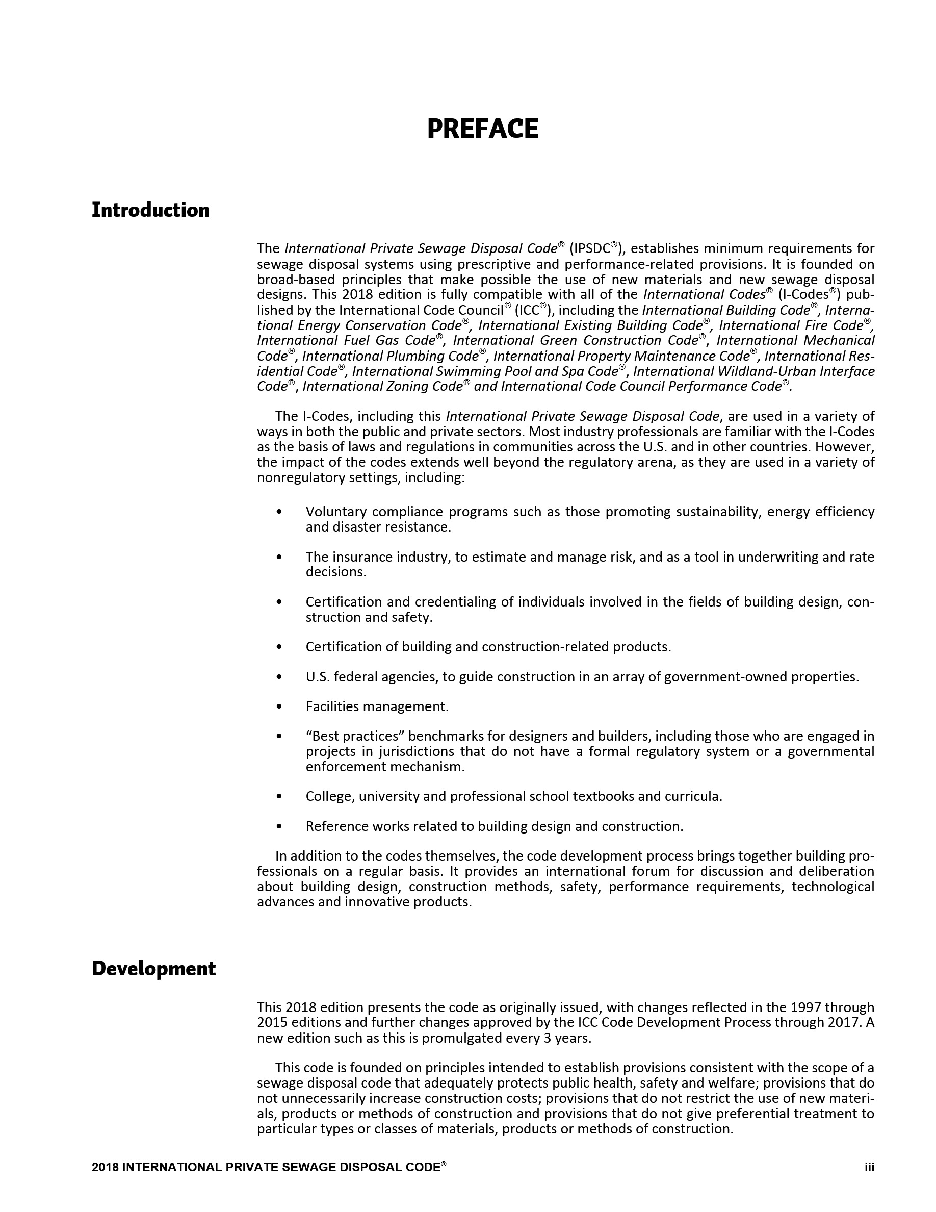 Cover preview — 2018 International Private Sewage Disposal Code — Page 4