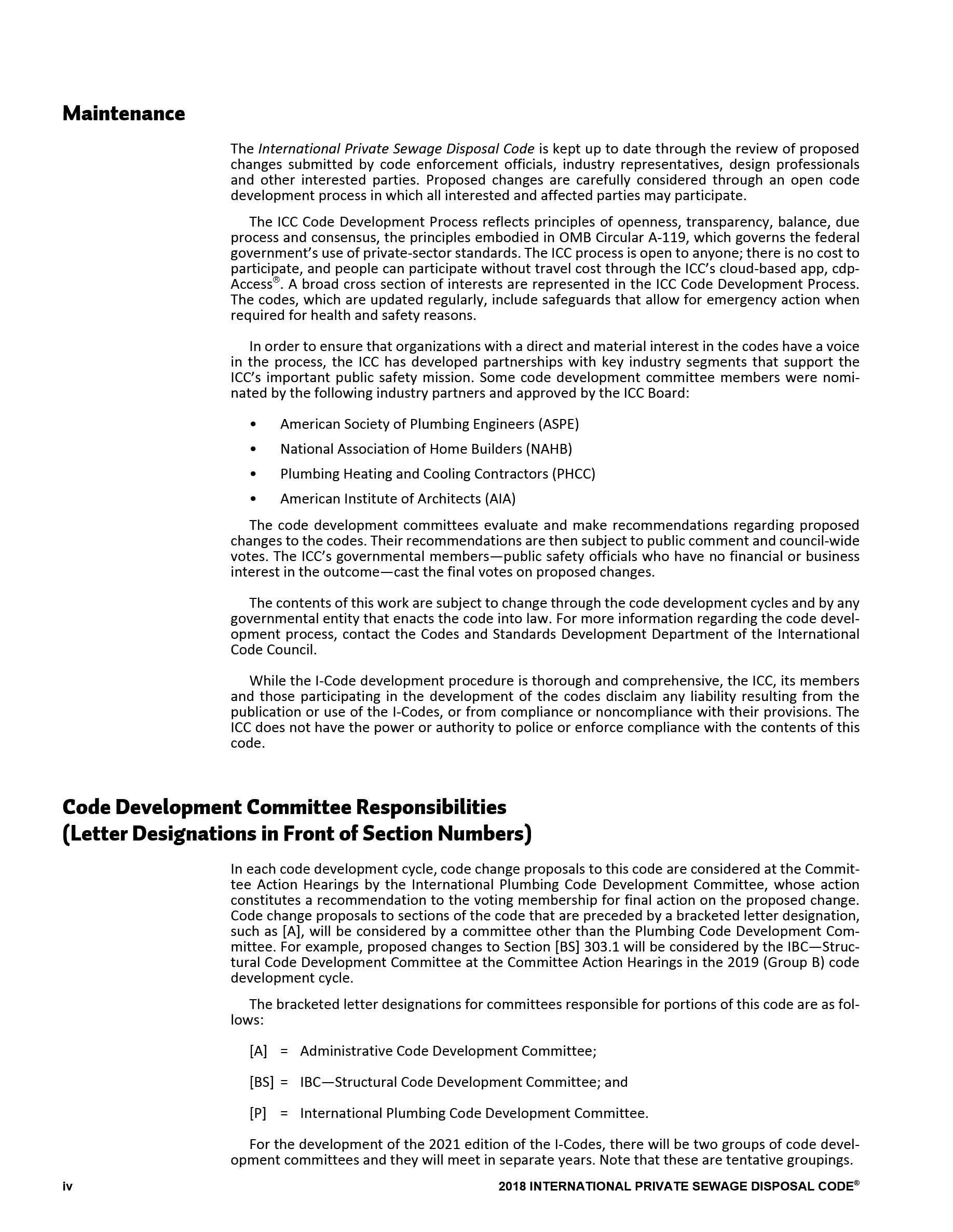 Cover preview — 2018 International Private Sewage Disposal Code — Page 5