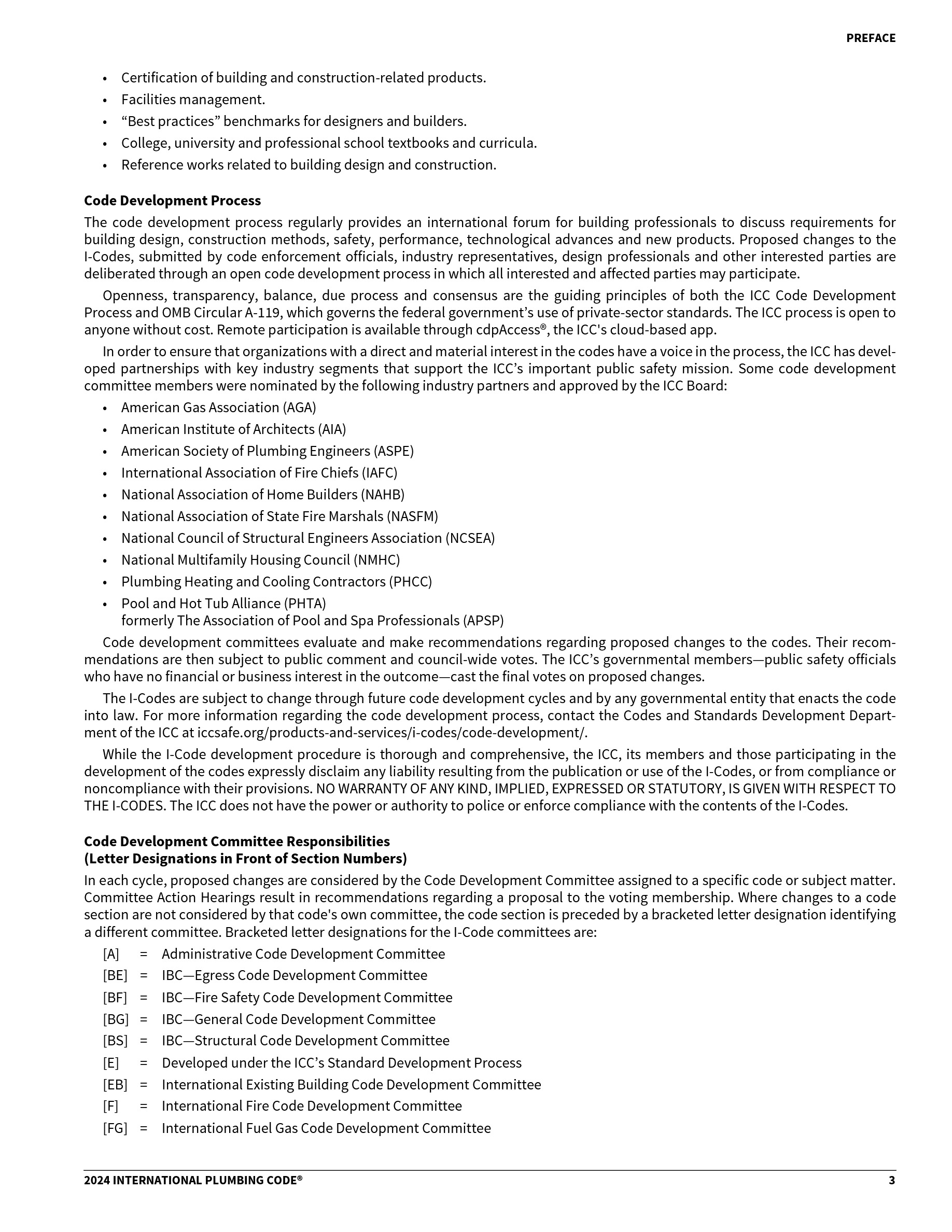 Cover preview — 2024 International Plumbing Code — Page 6