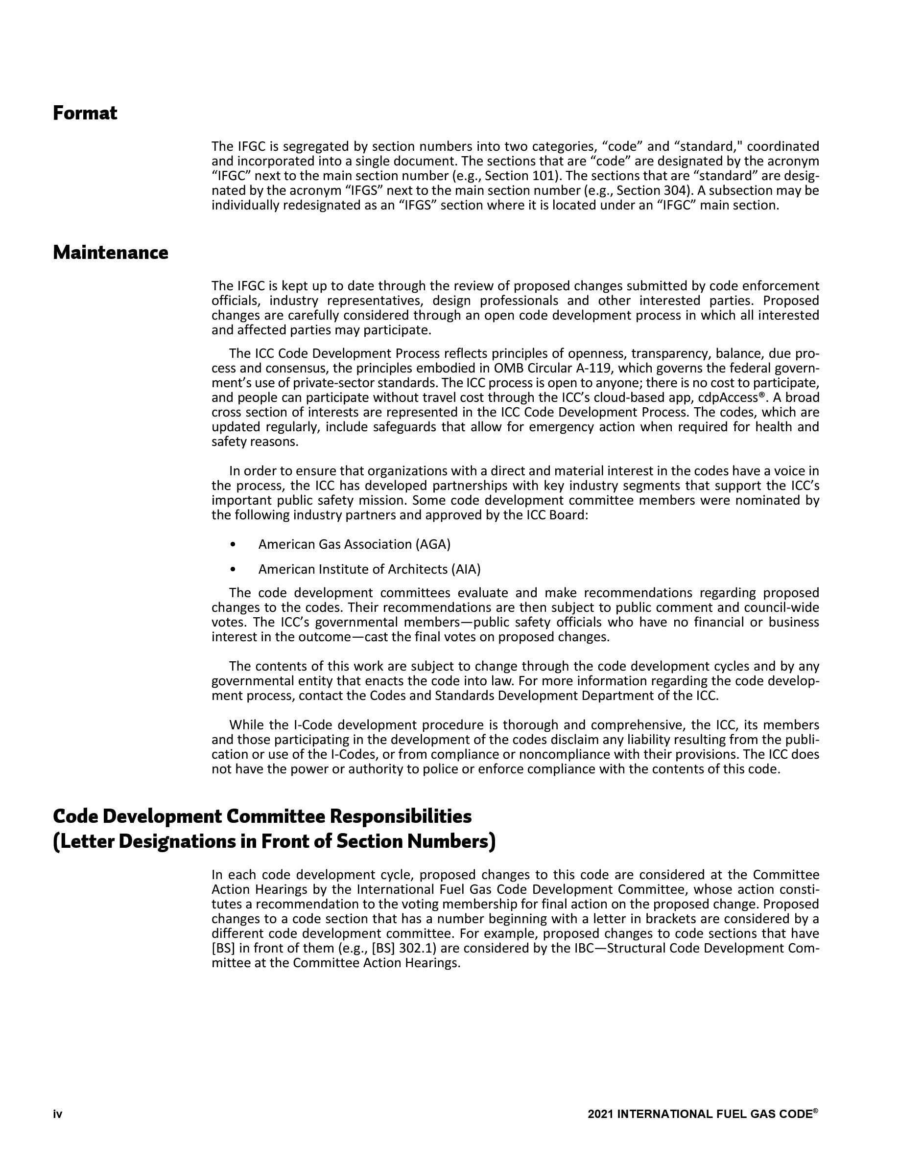 Cover preview — 2021 International Fuel Gas Code — Page 5