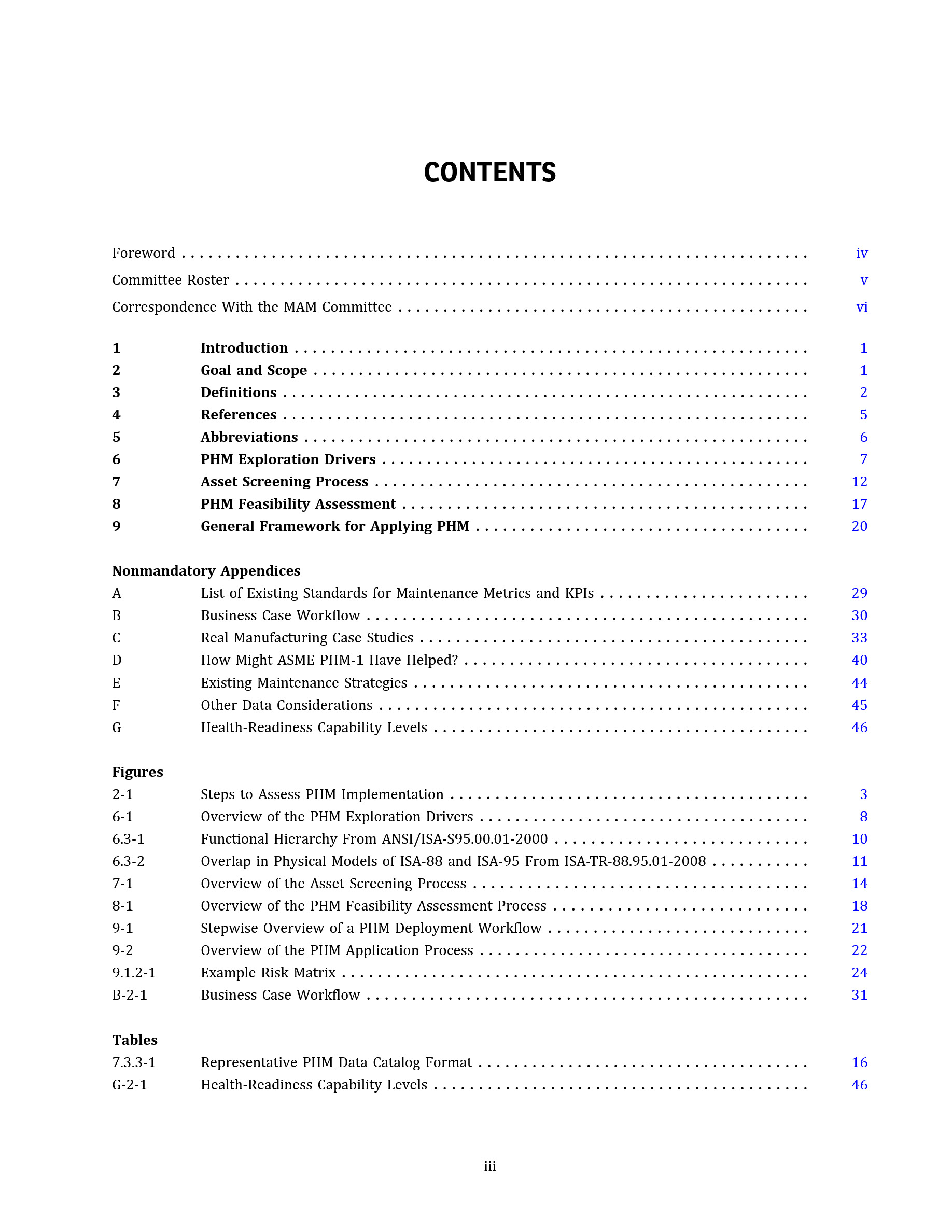 Cover preview — ASME PHM-1-2025 Guideline for Manufacturing Prognostics and Health Management (PHM): Determining PHM Inclusion in Factory Operations — Page 4