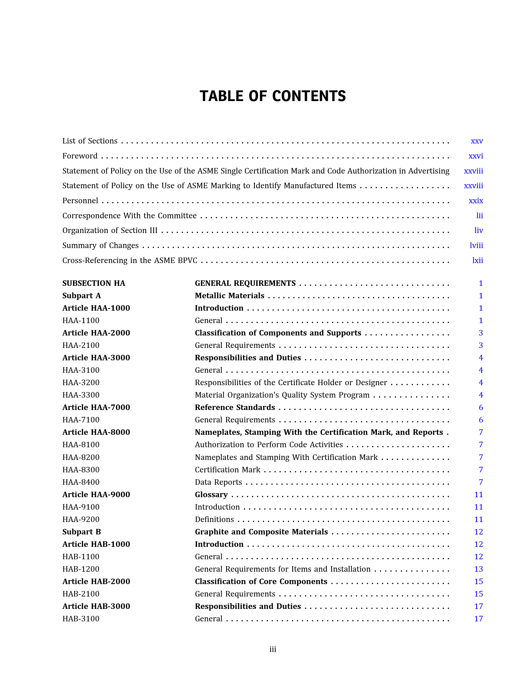 Cover preview — ASME BPVC.III.5-2025 Section III, Rules for Construction of Nuclear Facility Components, Division 5, High Temperature Reactors — Page 5
