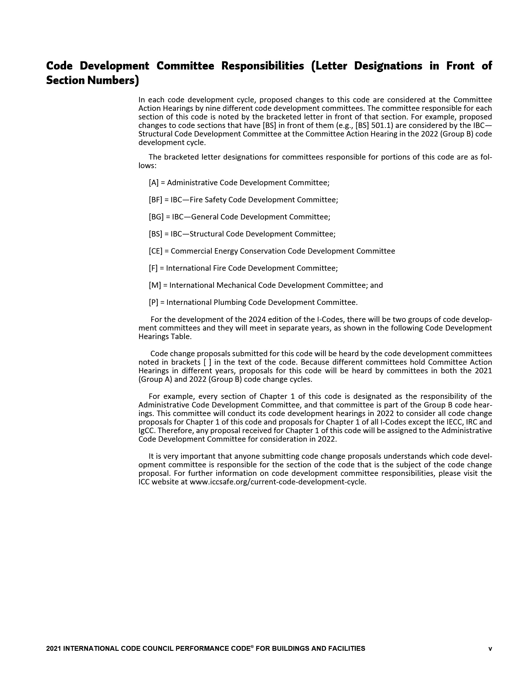 Cover preview — 2021 ICC Performance Code for Buildings and Facilities — Page 6