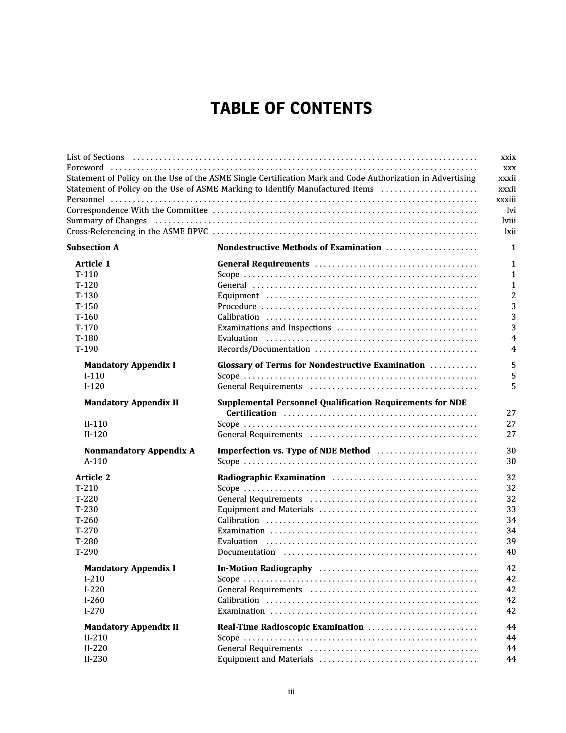 Cover preview — ASME BPVC.V-2025 Section V, Nondestructive Examination — Page 5