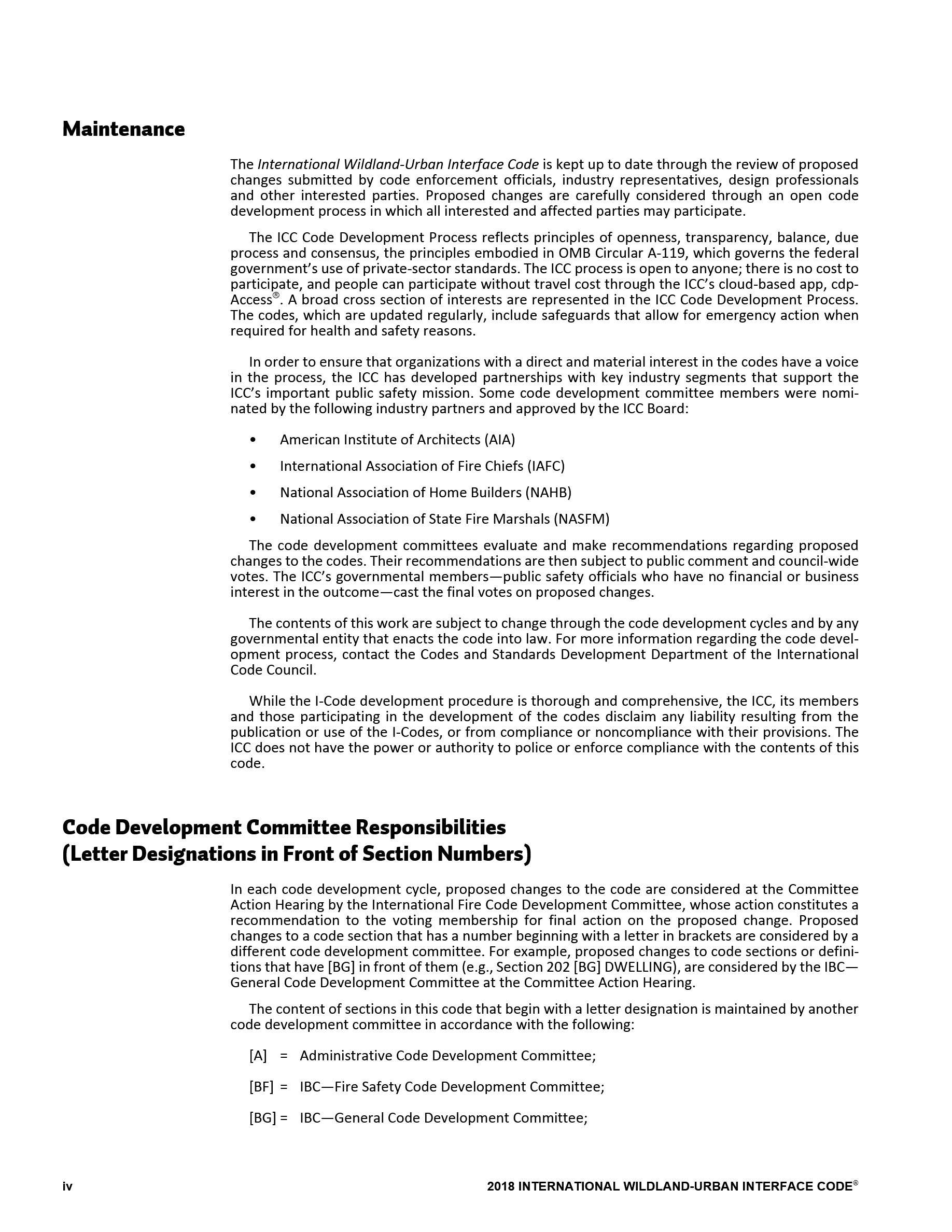 Cover preview — 2018 International Wildland-Urban Interface Code — Page 5