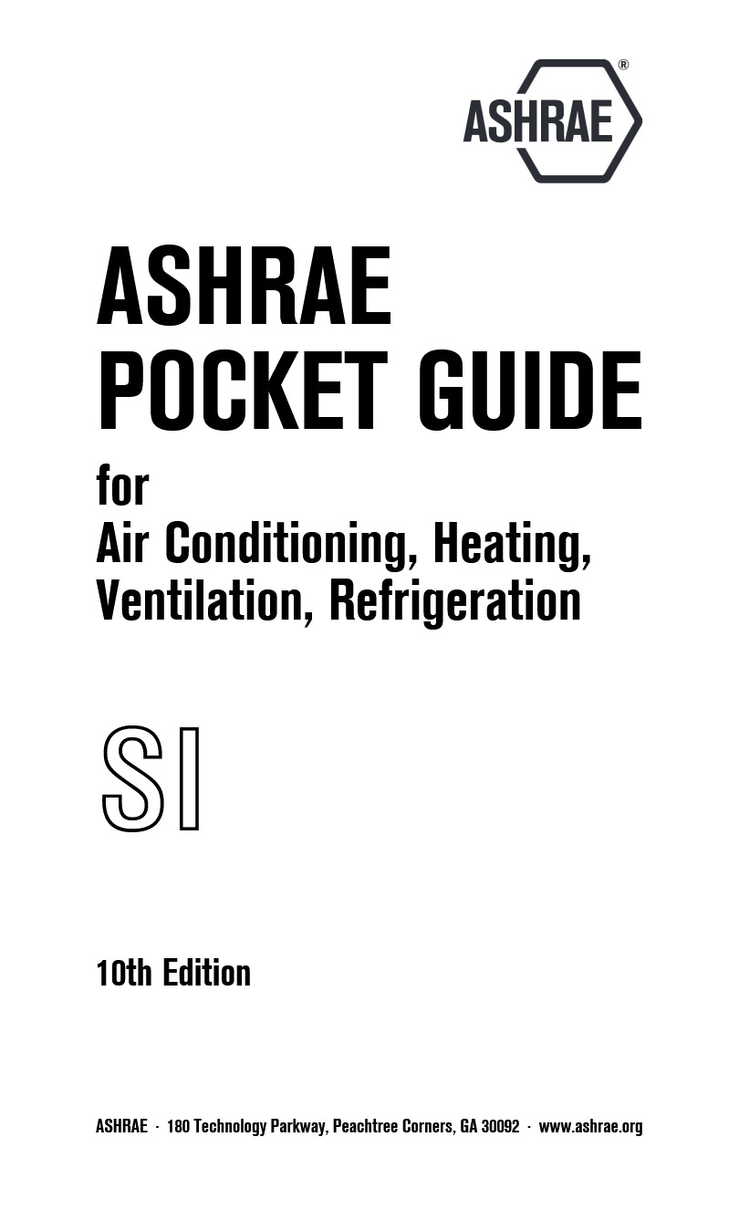Cover preview — ASHRAE Pocket Guide for Air-Conditioning, Heating, Ventilation, Refrigeration, 10th ed. – SI — Page 2