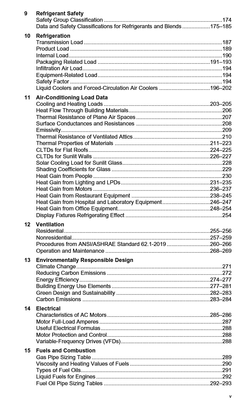 Cover preview — ASHRAE Pocket Guide for Air-Conditioning, Heating, Ventilation, Refrigeration, 10th ed. – SI — Page 6