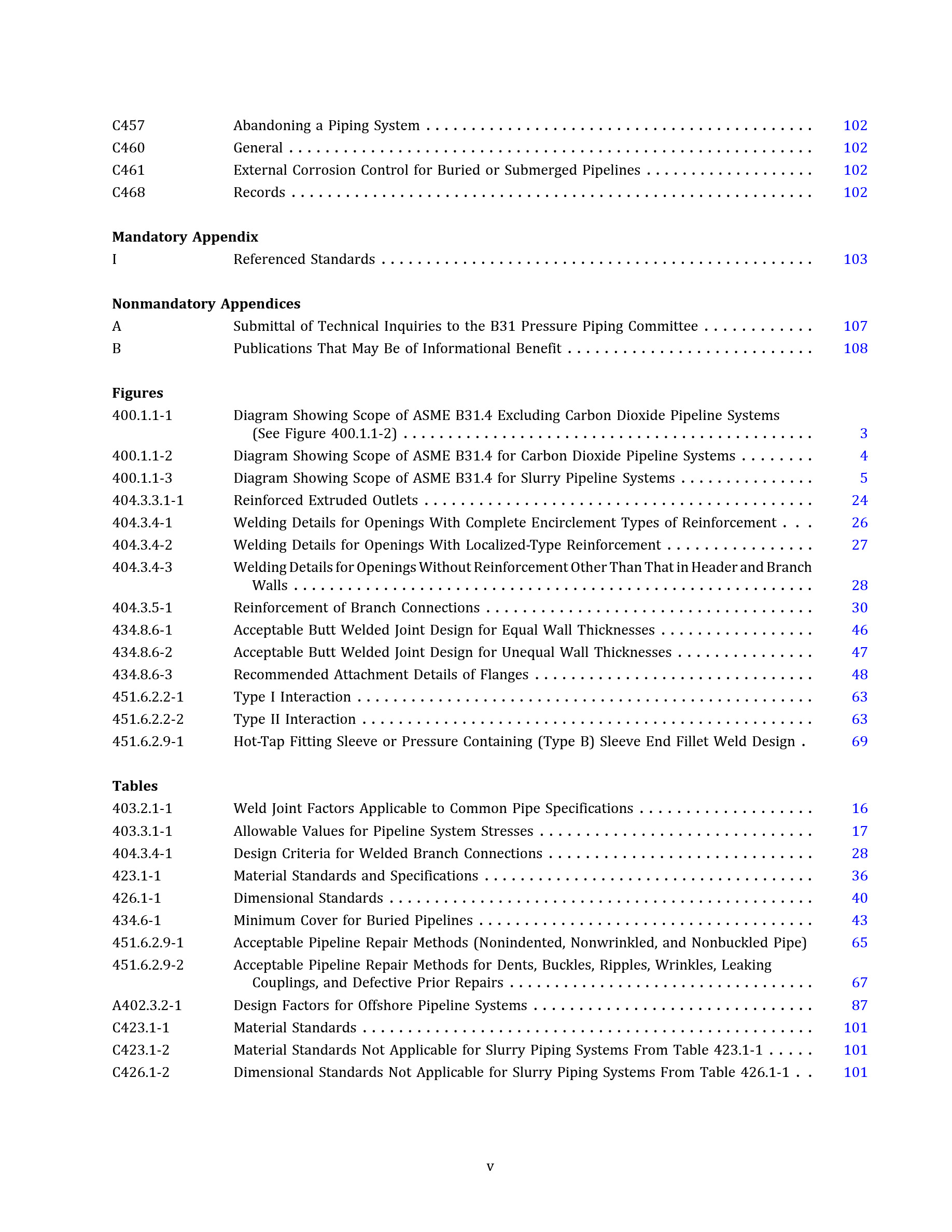 Cover preview — ASME B31.4-2022 Pipeline Transportation Systems for Liquids and Slurries — Page 6