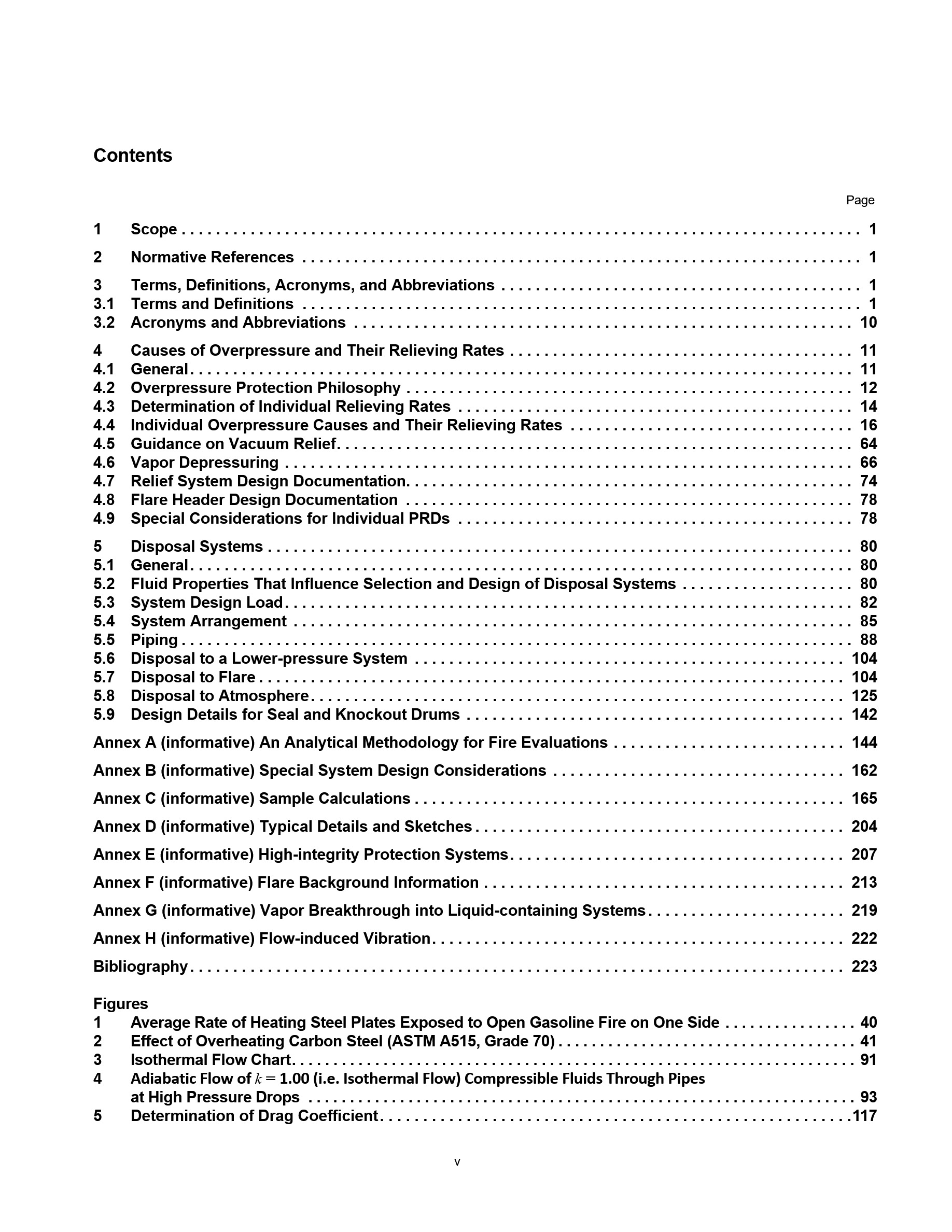 Cover preview — API 521 Pressure-relieving and Depressuring Systems, Seventh Edition — Page 5