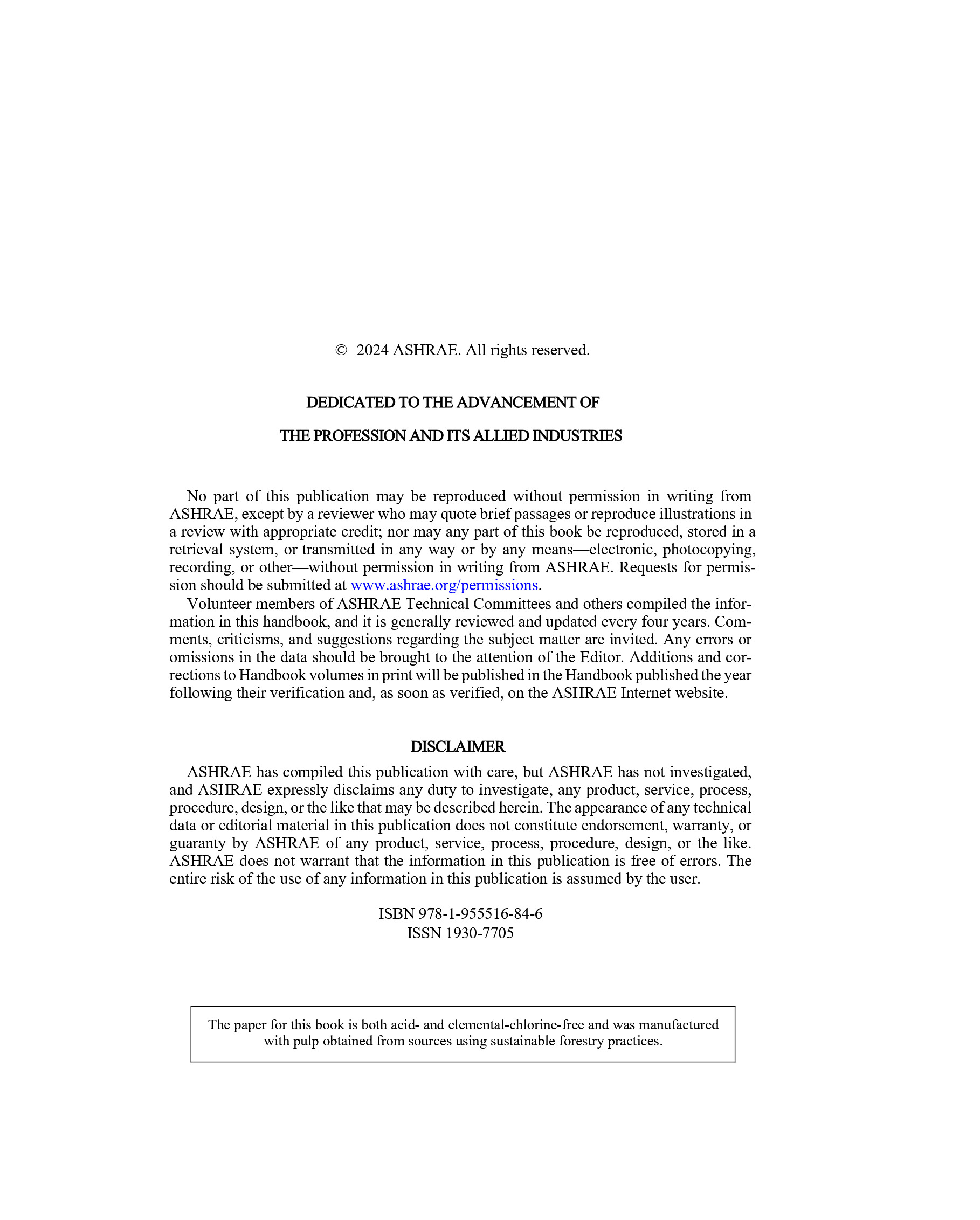 Cover preview — 2024 ASHRAE Handbook -- HVAC Systems and Equipment (SI) — Page 3