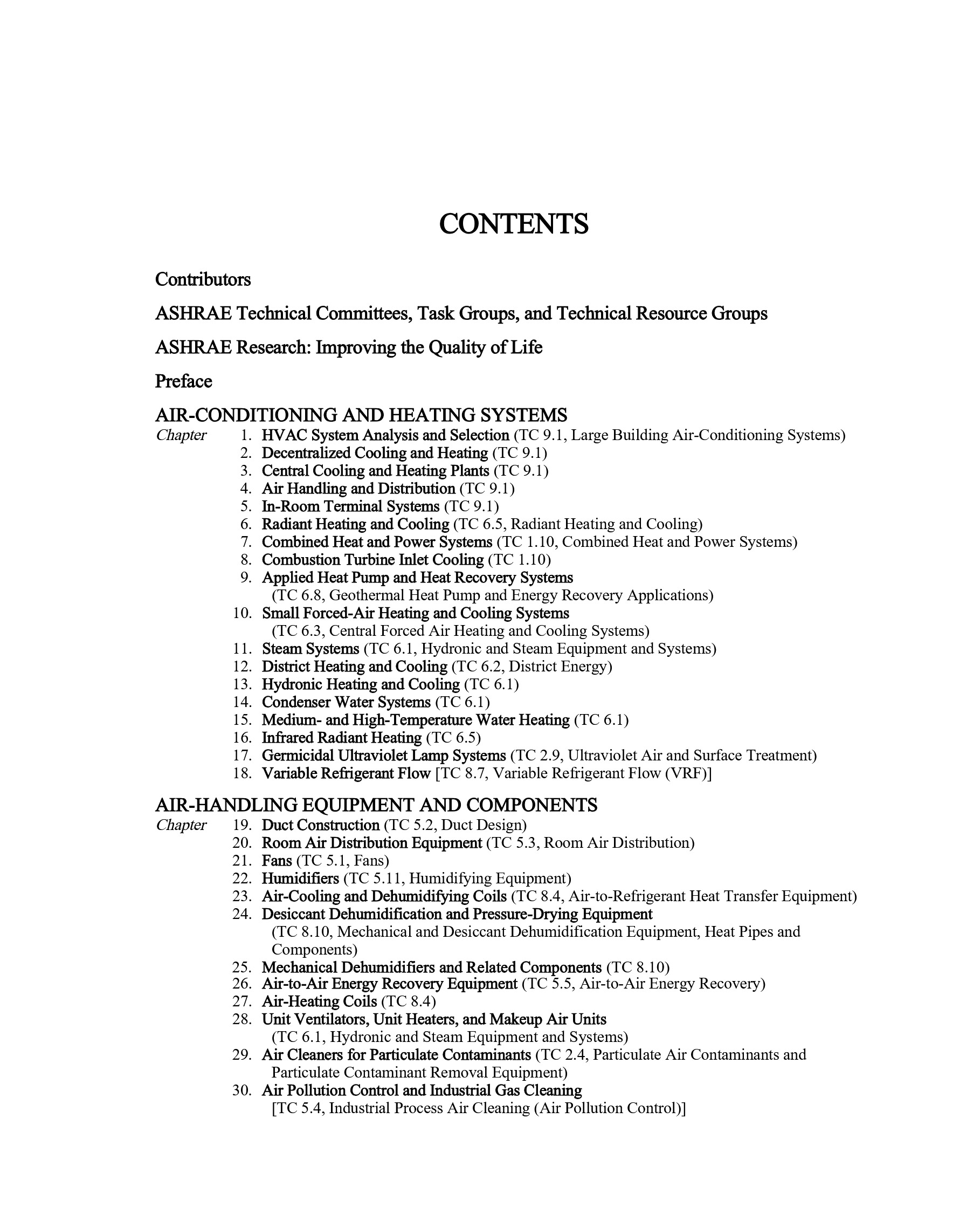Cover preview — 2024 ASHRAE Handbook -- HVAC Systems and Equipment (SI) — Page 4