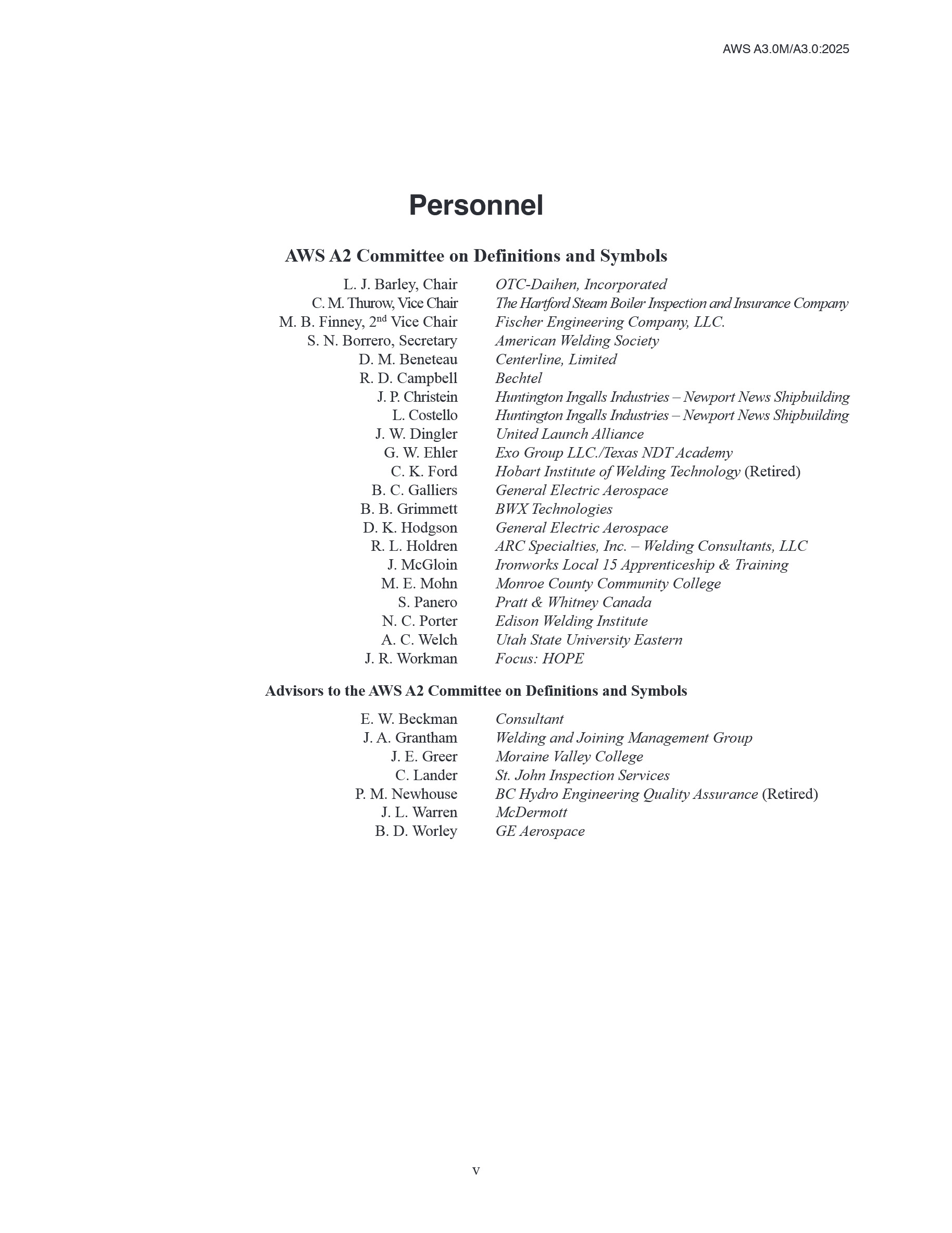 Cover preview — AWS A3.0M/A3.0 Standard Welding Terms and Definitions Including Terms for Additive Manufacturing, Adhesive Bonding, Brazing, Soldering, Thermal Cutting, Thermal Spraying, and Nondestructive Examination - 14th Edition — Page 6