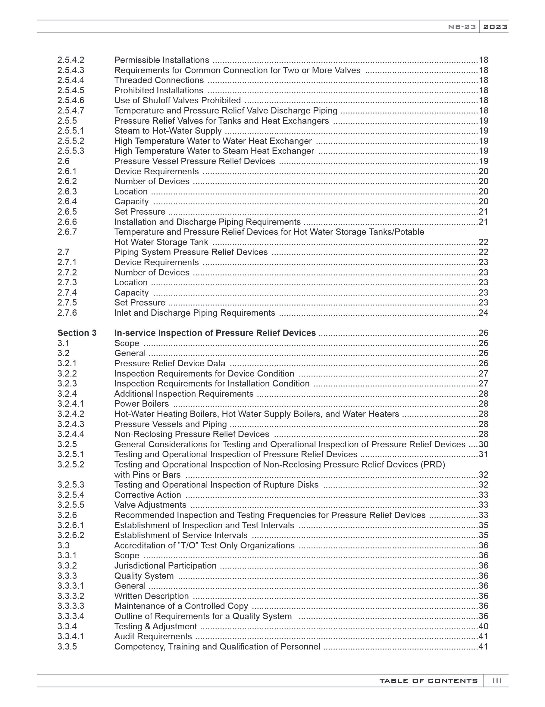 Cover preview — NBBI NB 23 (NBIC) National Board Inspection Code - Part 4 Pressure Relief Devices — Page 4