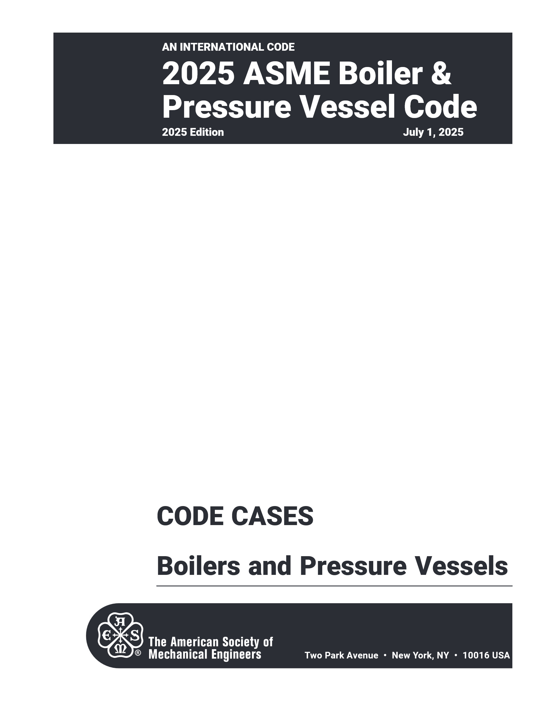 Cover preview — ASME BPVC.CC.BPV-2025 Code Cases: Boilers and Pressure Vessels — Page 3