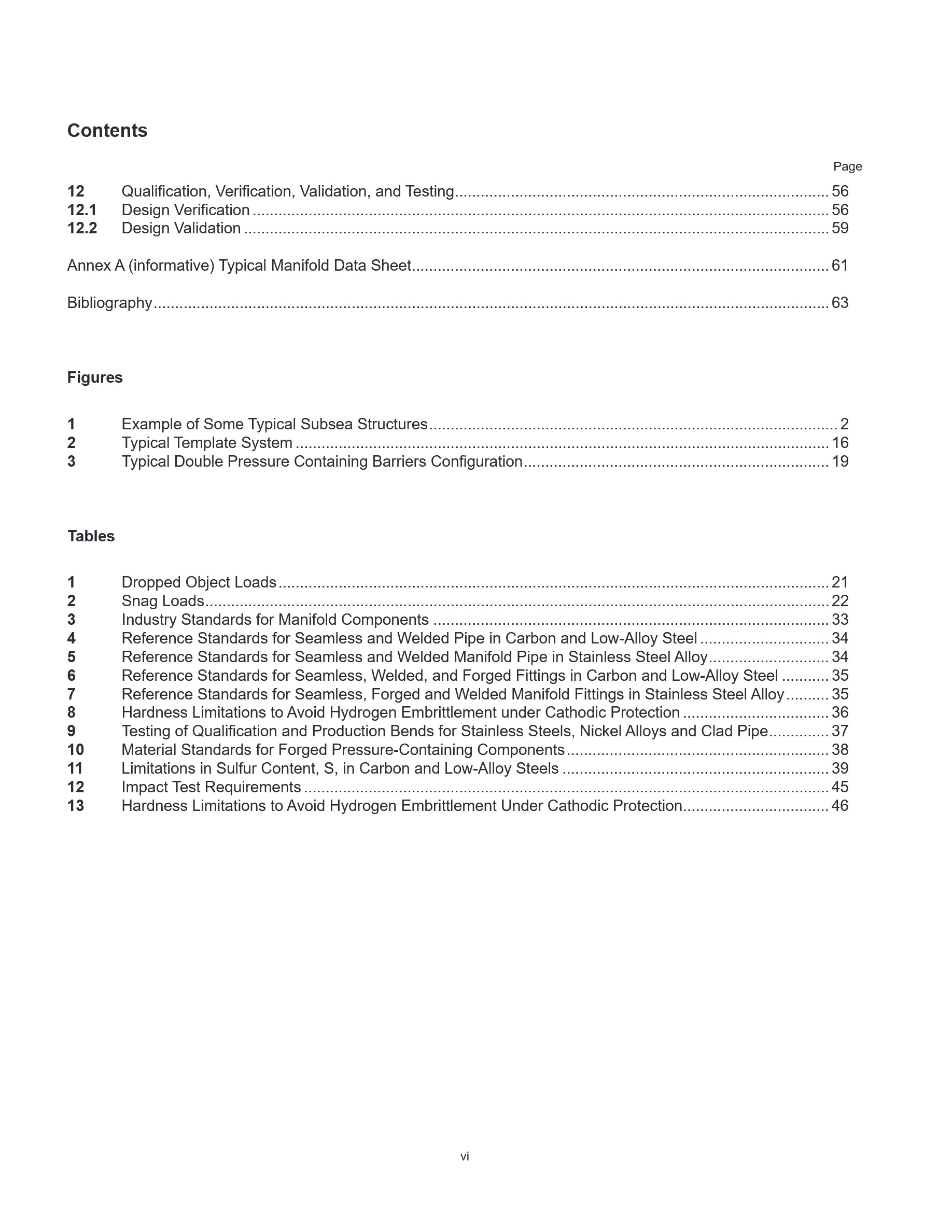 Cover preview — API RP 17P Recommended Practice for Subsea Structures and Manifolds, Third Edition — Page 6