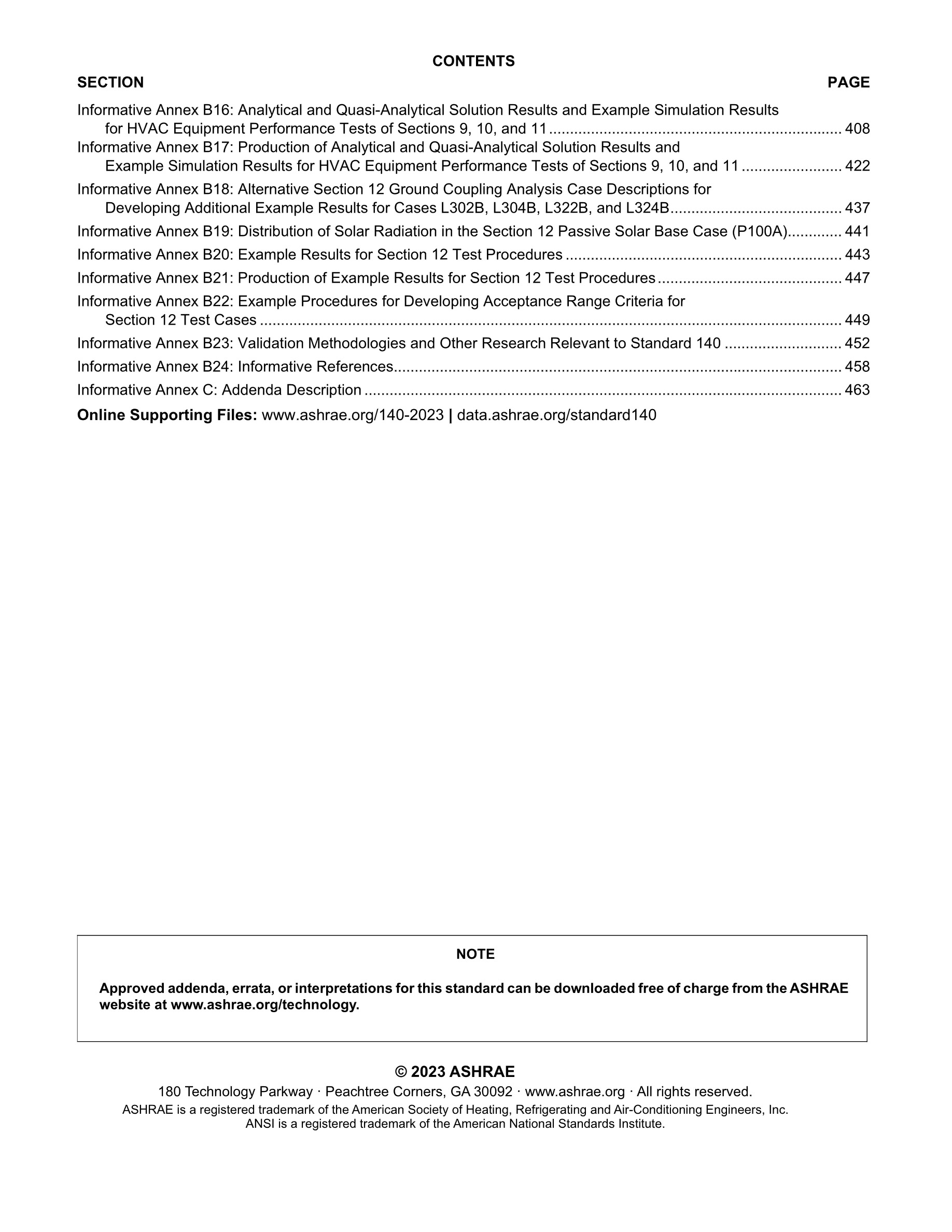 Cover preview — ASHRAE 140-2023 Method of Test for Evaluating Building Performance Simulation Software (ANSI Approved) — Page 6