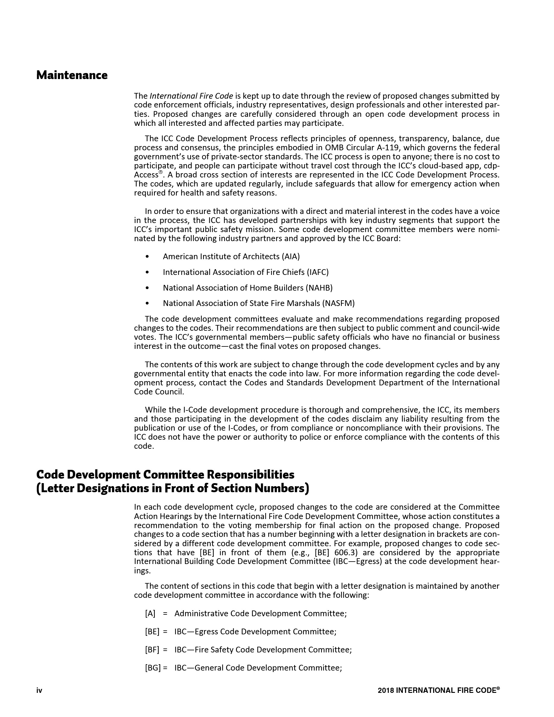 Cover preview — 2018 International Fire Code — Page 5