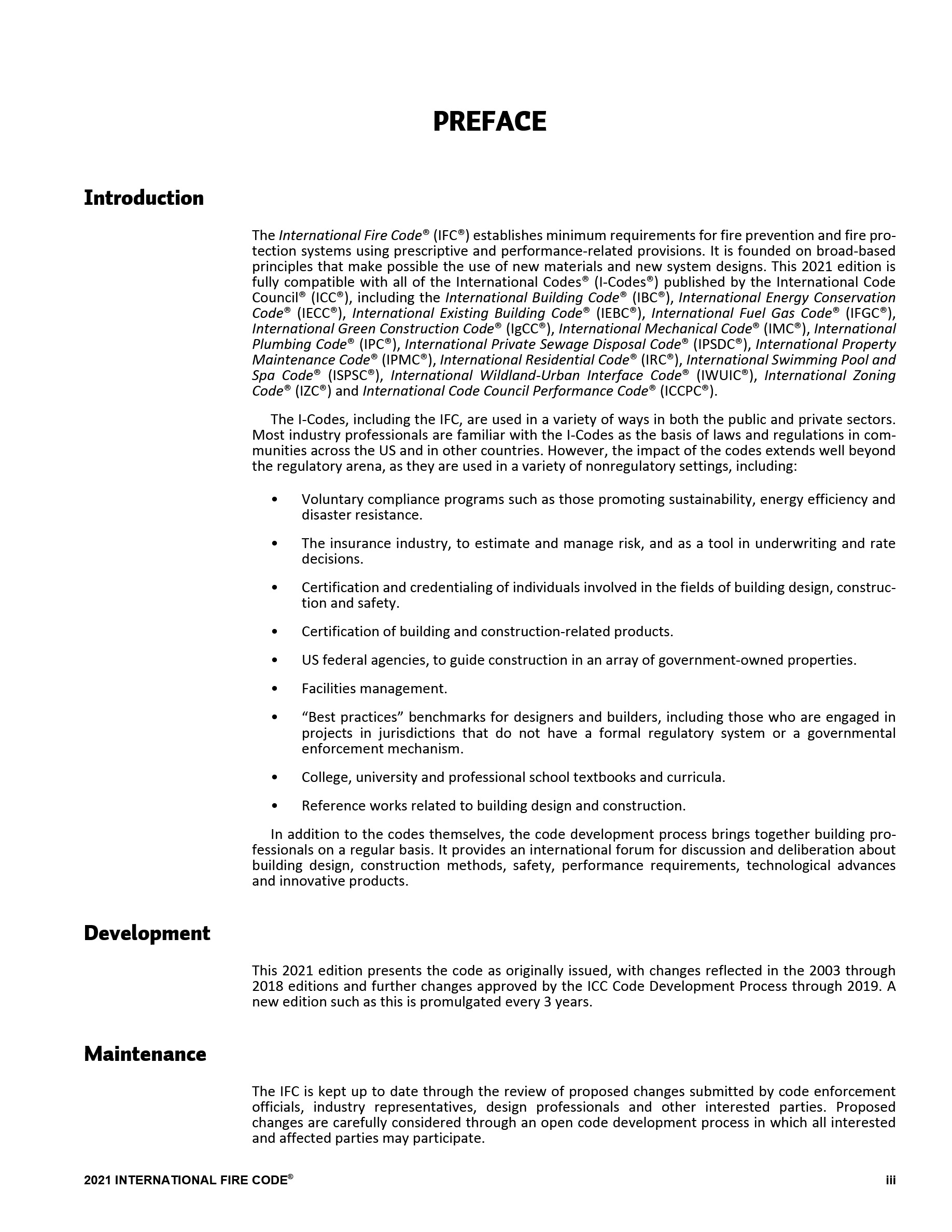 Cover preview — 2021 International Fire Code — Page 4