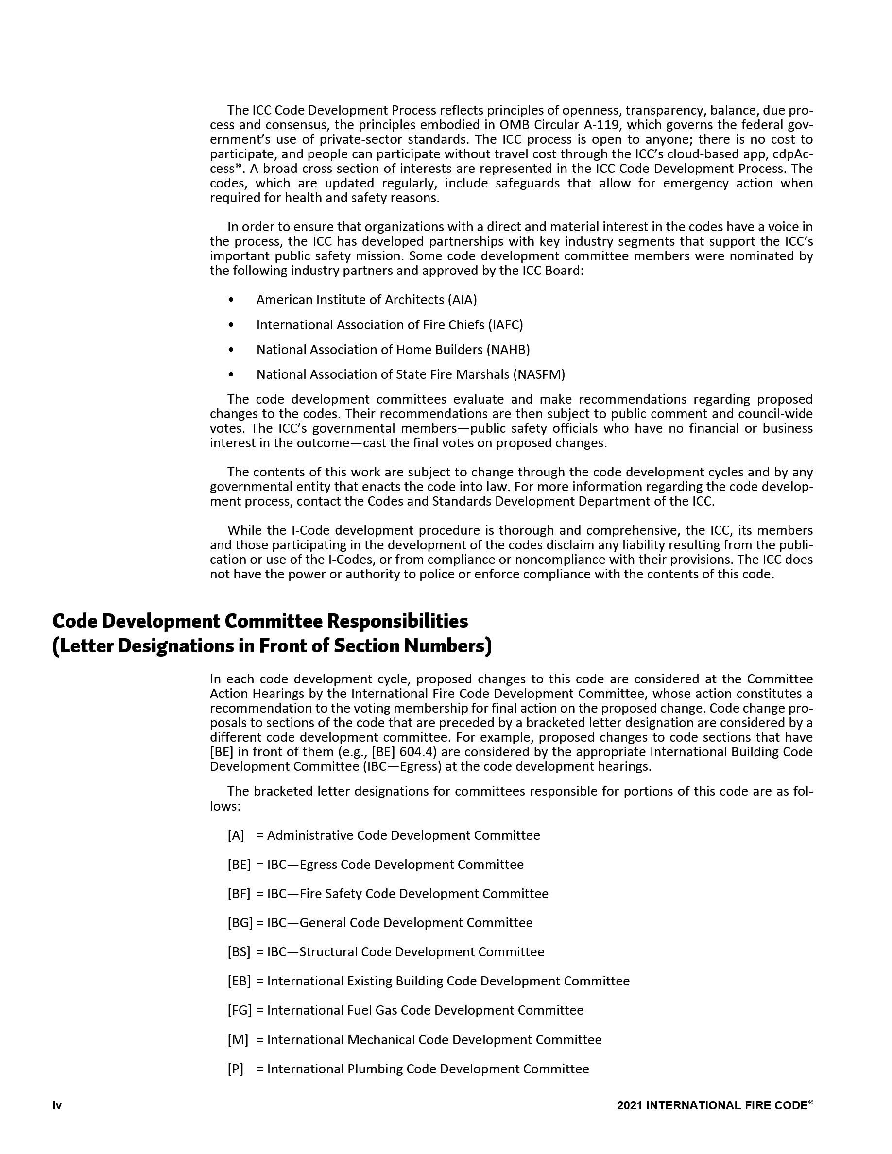 Cover preview — 2021 International Fire Code — Page 5