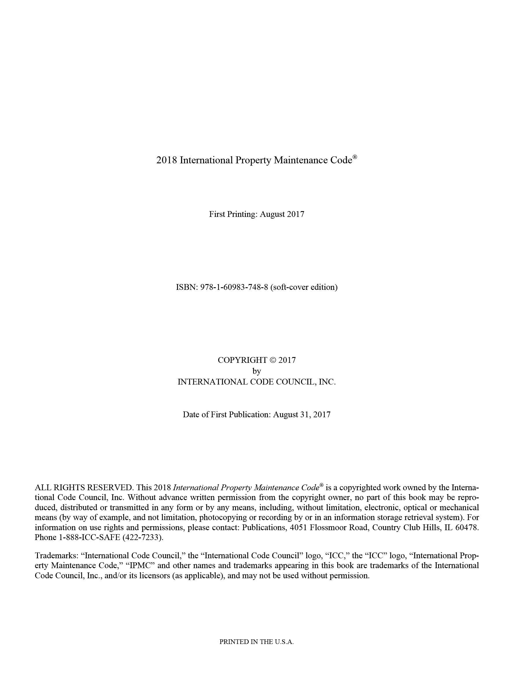 Cover preview — 2018 International Property Maintenance Code — Page 3