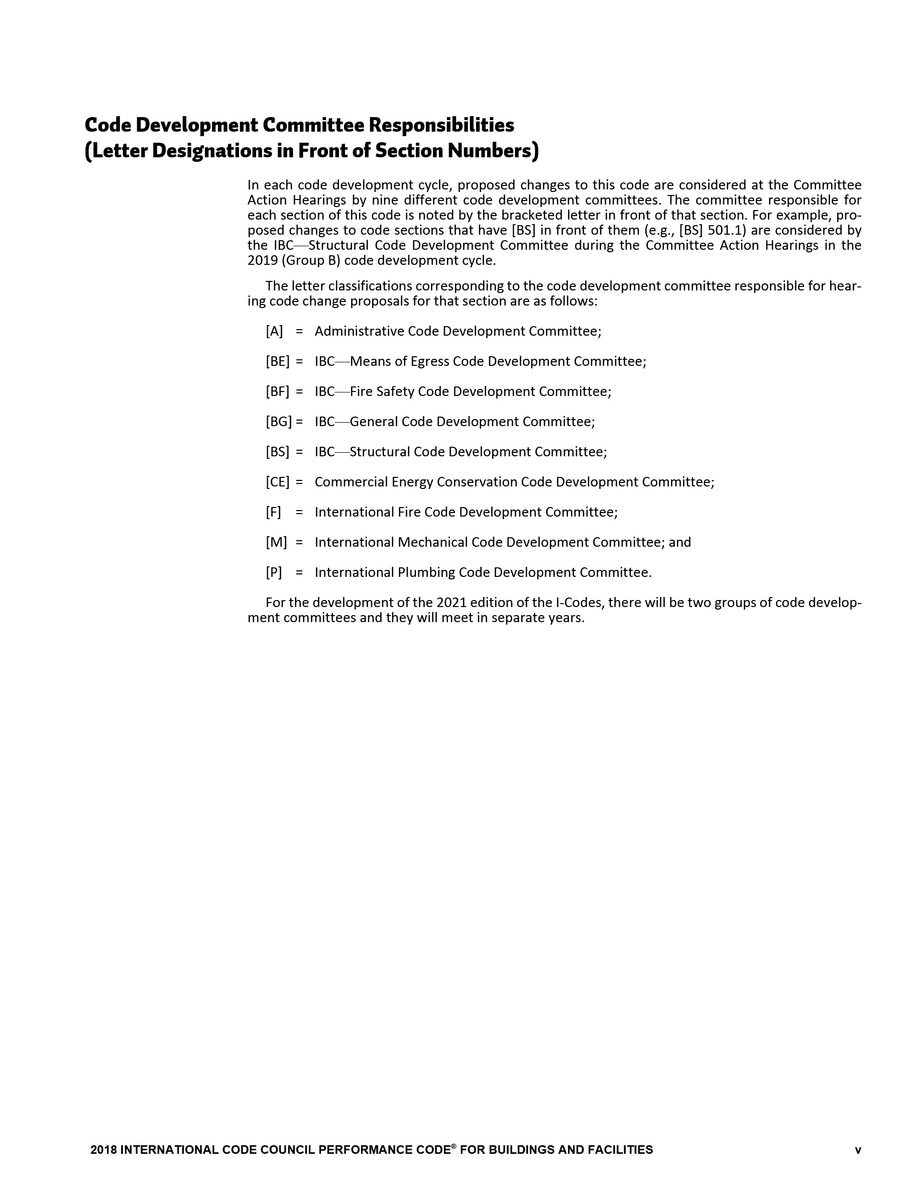 Cover preview — 2018 ICC Performance Code for Buildings and Facilities — Page 6