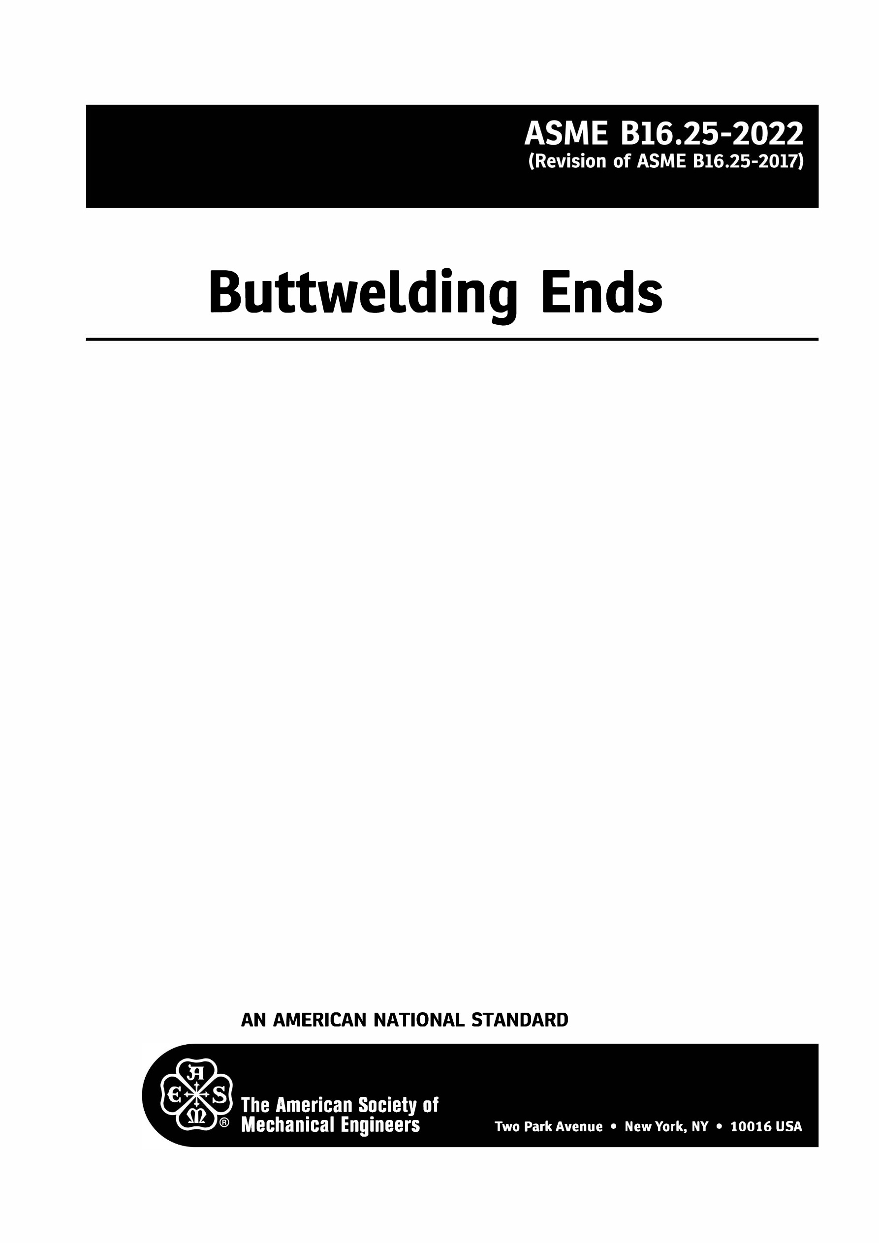 Cover preview — ASME B16.25-2021 Buttwelding Ends — Page 2