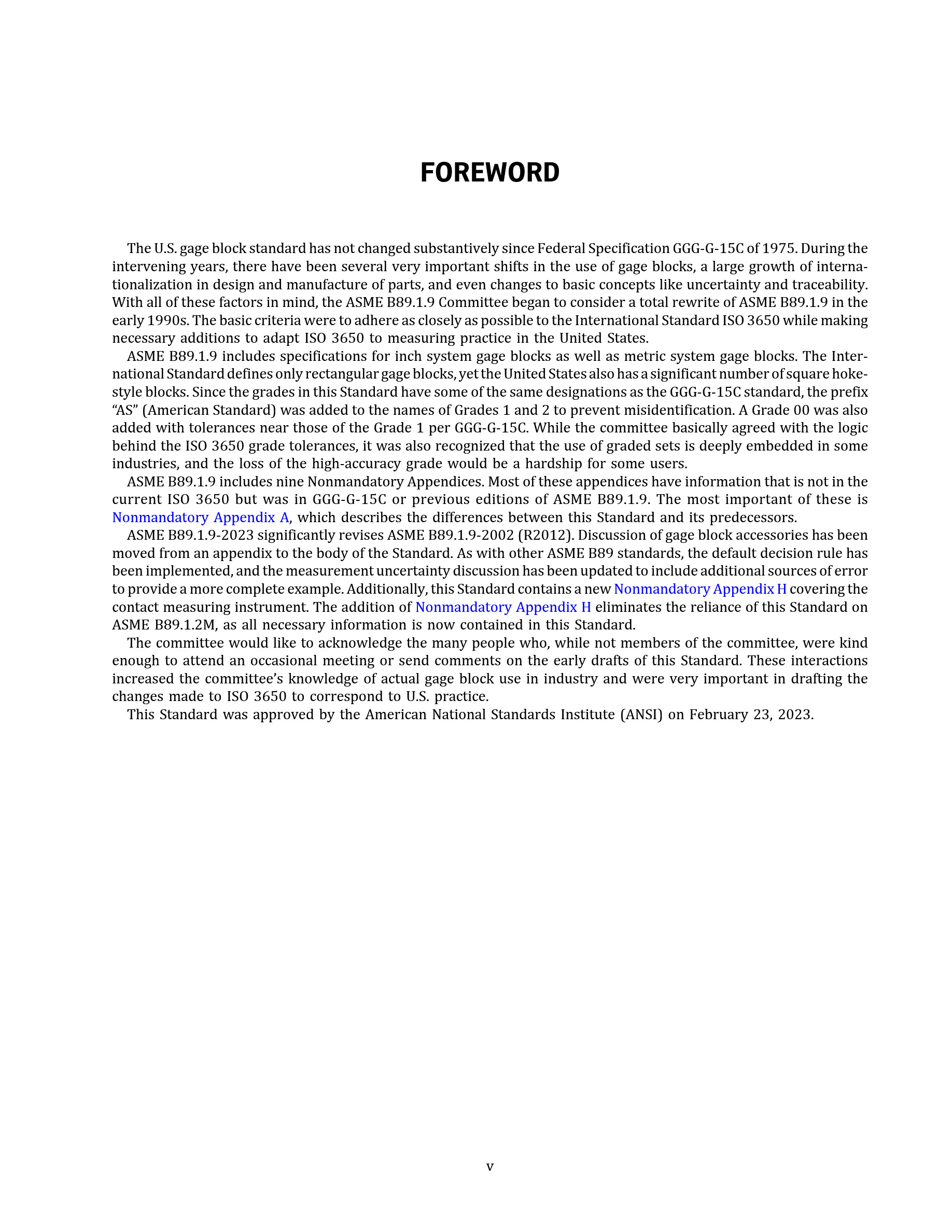 Cover preview — ASME B89.1.9-2023 Gage Blocks — Page 6