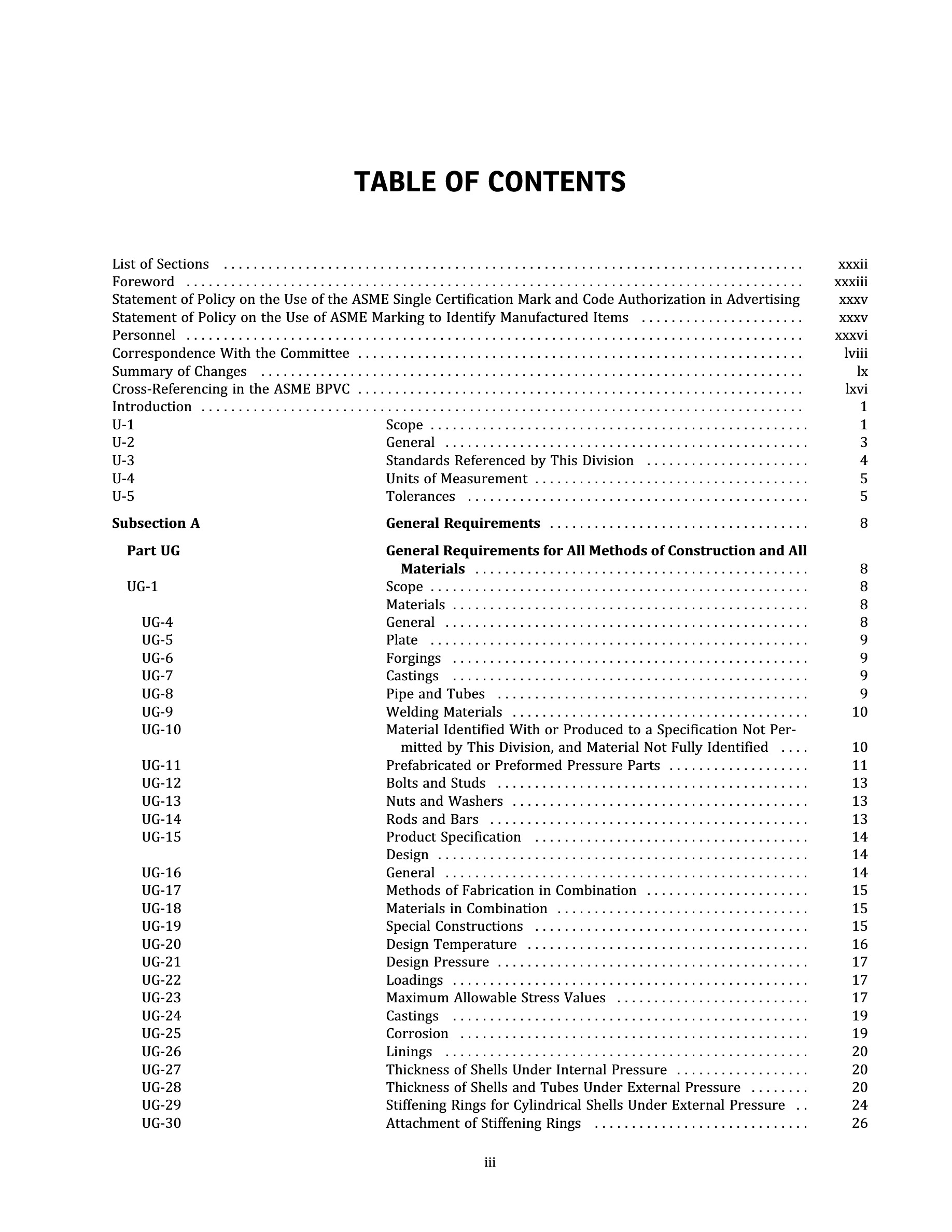 Cover preview — ASME BPVC.VIII.1-2023 Boiler and Pressure Vessel Code, Section VIII: Rules for Construction of Pressure Vessels - Division 1 — Page 5