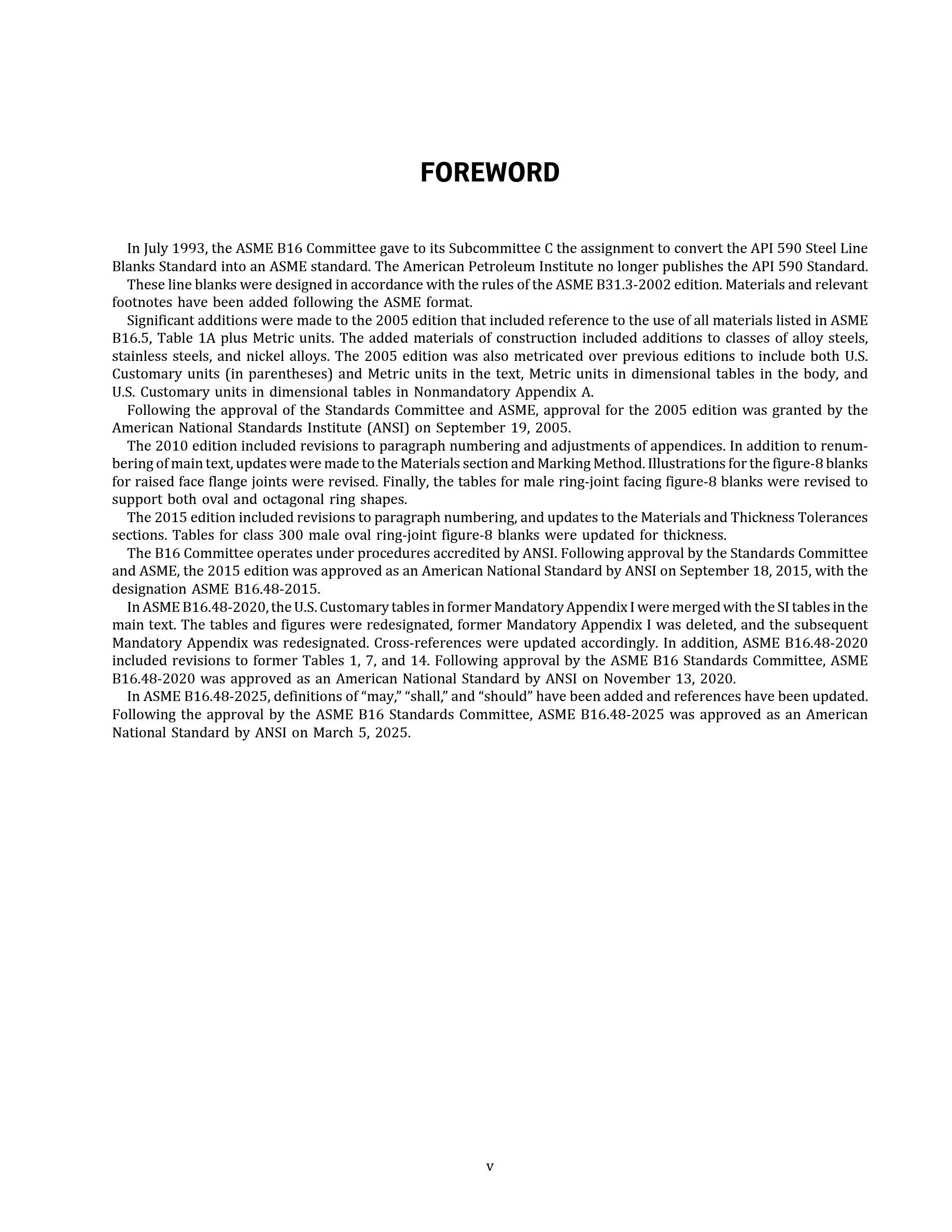Cover preview — ASME B16.48-2025 Line Blanks — Page 6