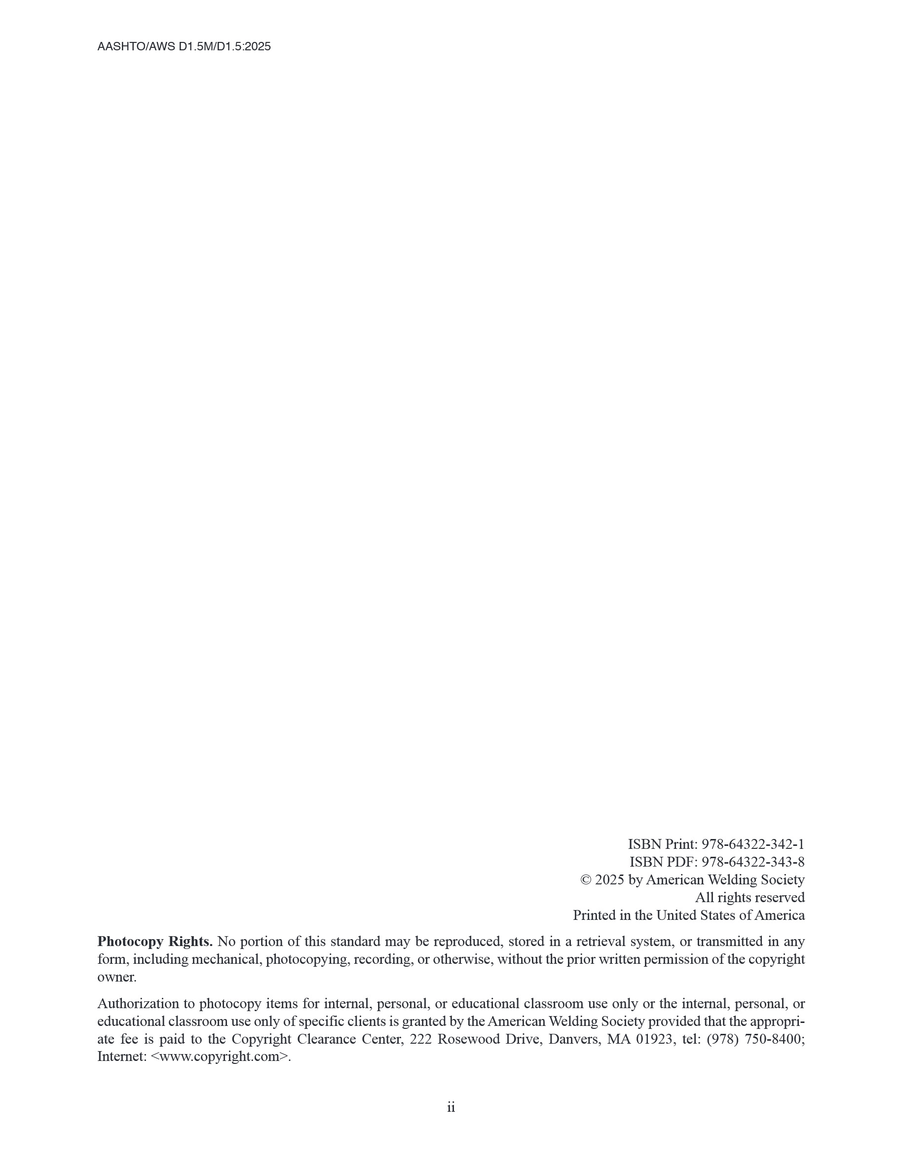 Cover preview — AWS D1.5M/D1.5 Bridge Welding Code - 9th Edition — Page 3