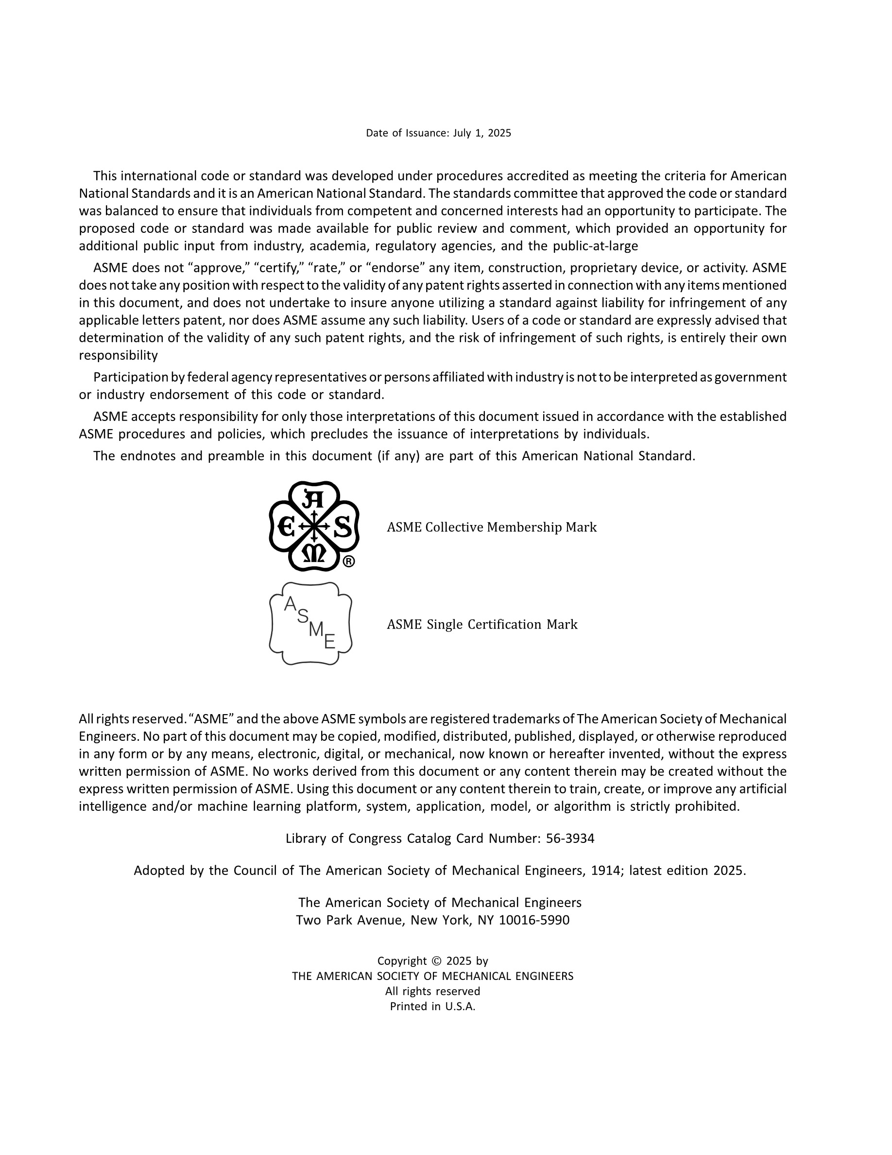 Cover preview — ASME BPVC.III.2-2025 Section III, Rules for Construction of Nuclear Facility Components, Division 2, Code for Concrete Containments — Page 4
