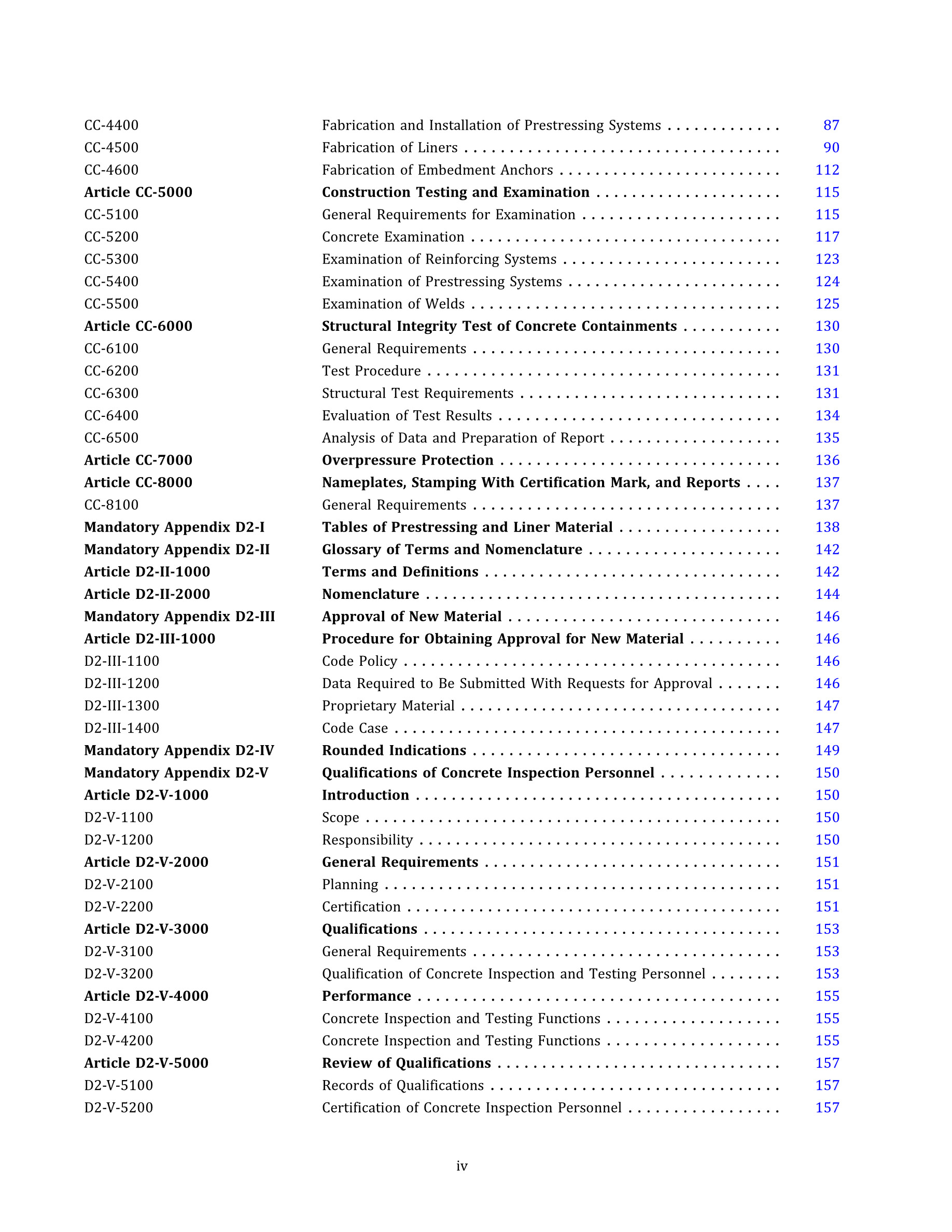 Cover preview — ASME BPVC.III.2-2025 Section III, Rules for Construction of Nuclear Facility Components, Division 2, Code for Concrete Containments — Page 6