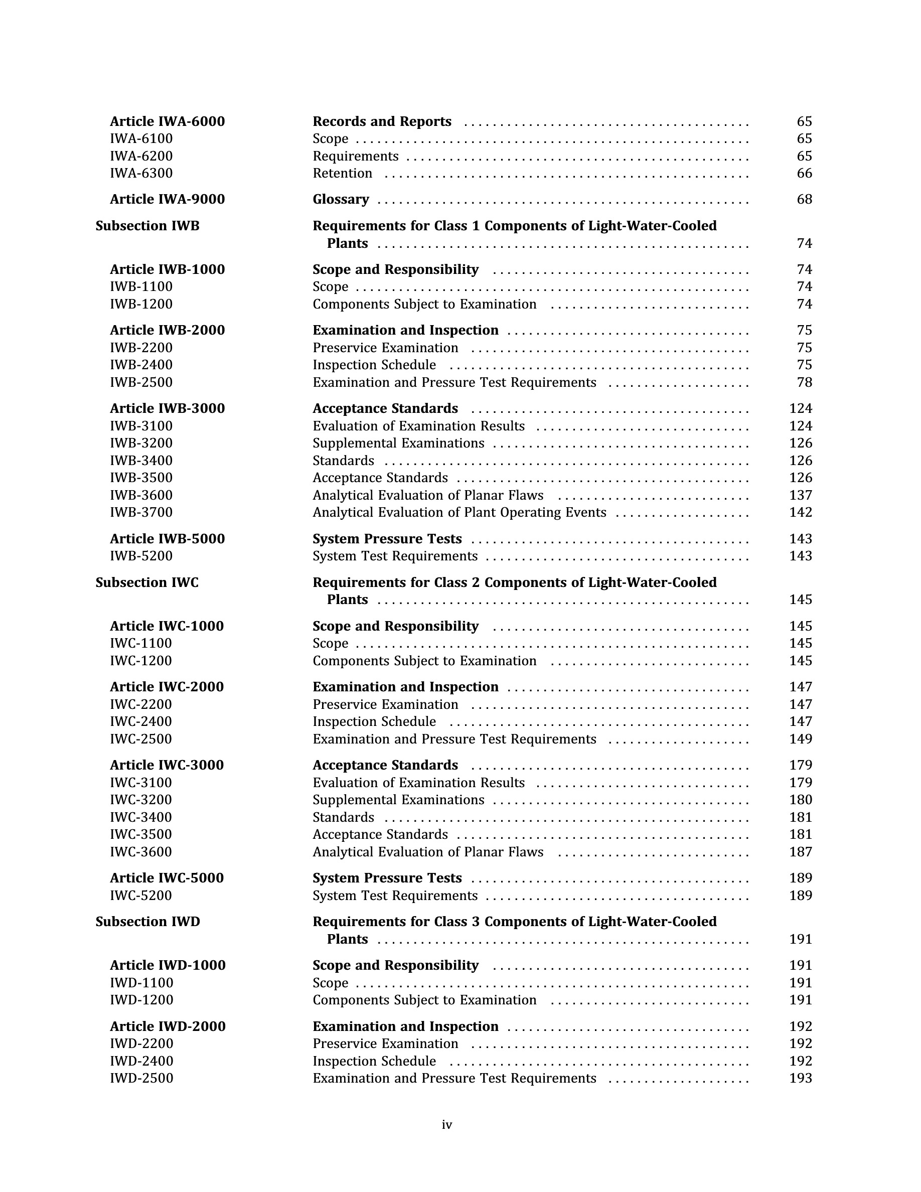 Cover preview — ASME BPVC Section XI Division 1 - Rules for Inservice Inspection of Nuclear Reactor Facility Components — Page 6