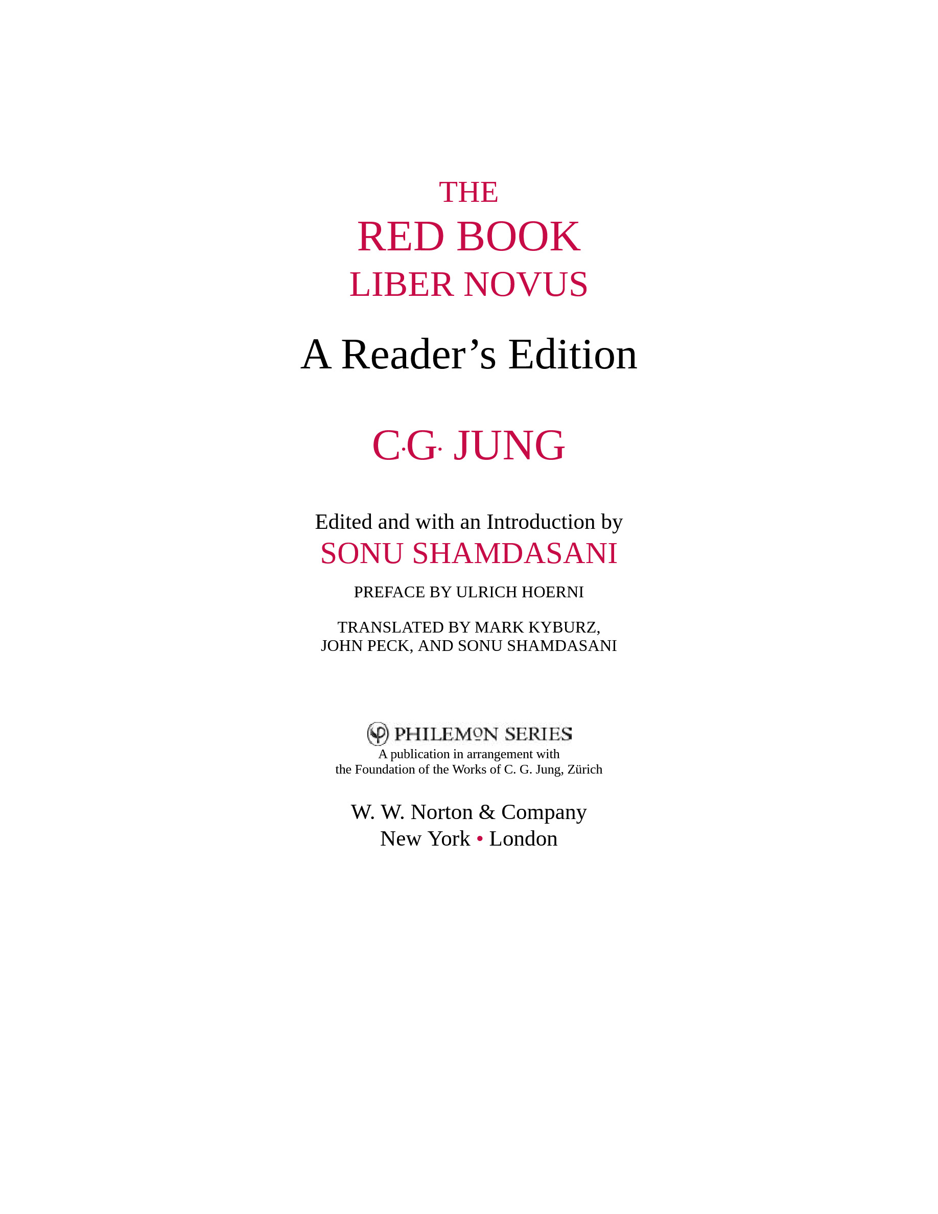 Cover preview — The Red Book: A Reader's Edition — Page 2