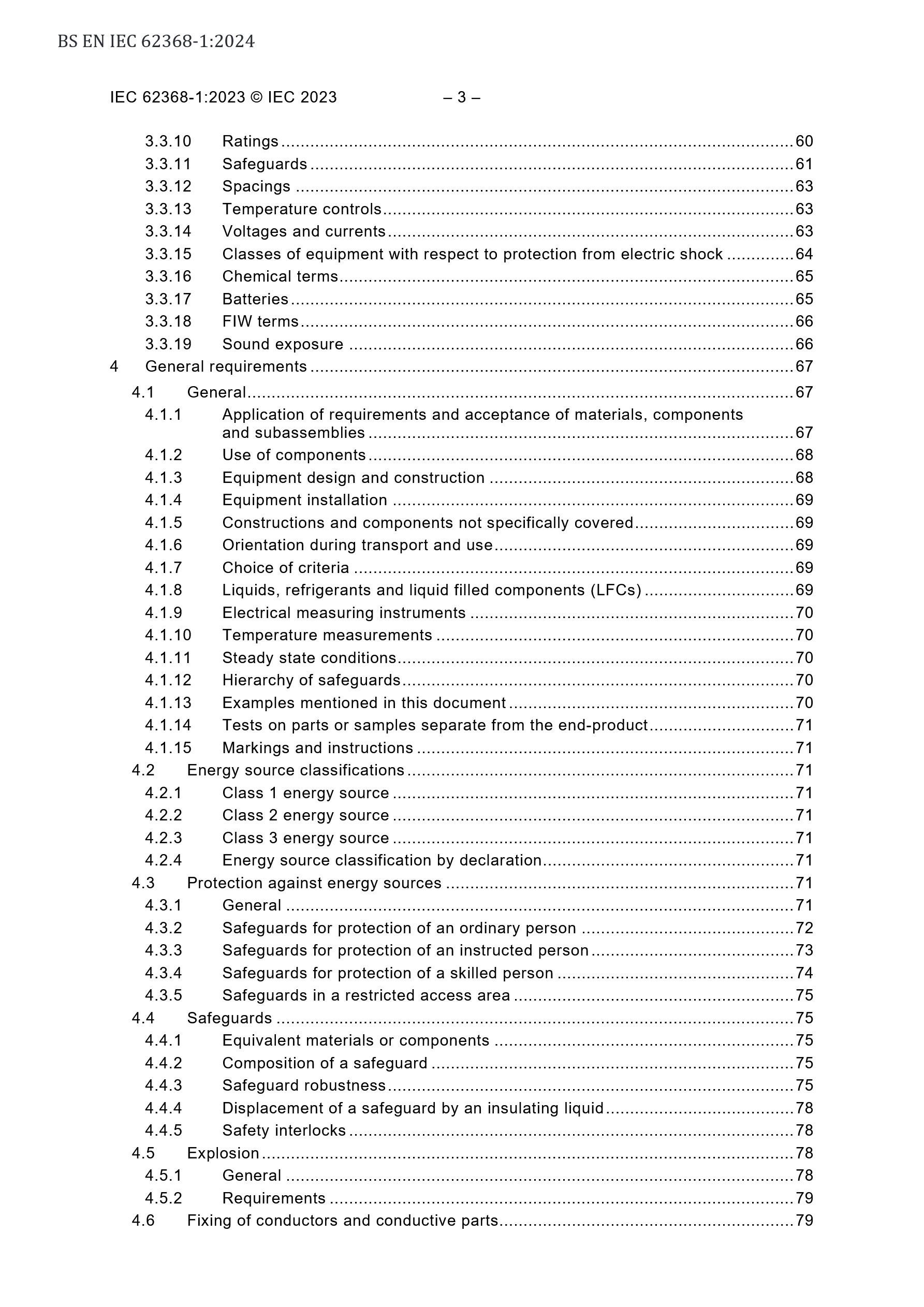Cover preview — BS EN IEC 62368-1:2024+A11:2024 Audio/video, information and communication technology equipment - Safety requirements - Incorporating corrigendum July 2024 — Page 6