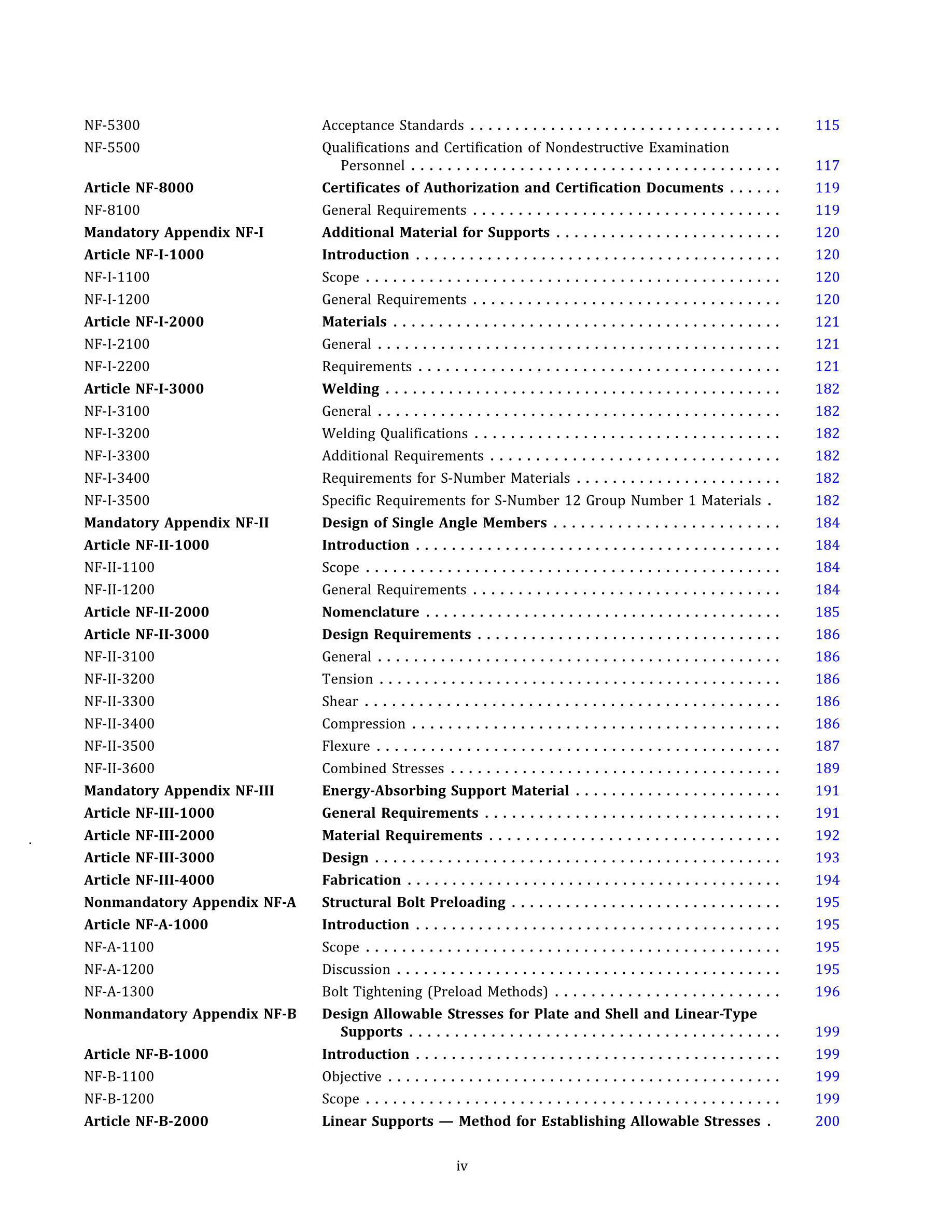 Cover preview — ASME BPVC.III.1.NF-2025 Section III, Rules for Construction of Nuclear Facility Components, Division 1, Subsection NF, Supports — Page 6