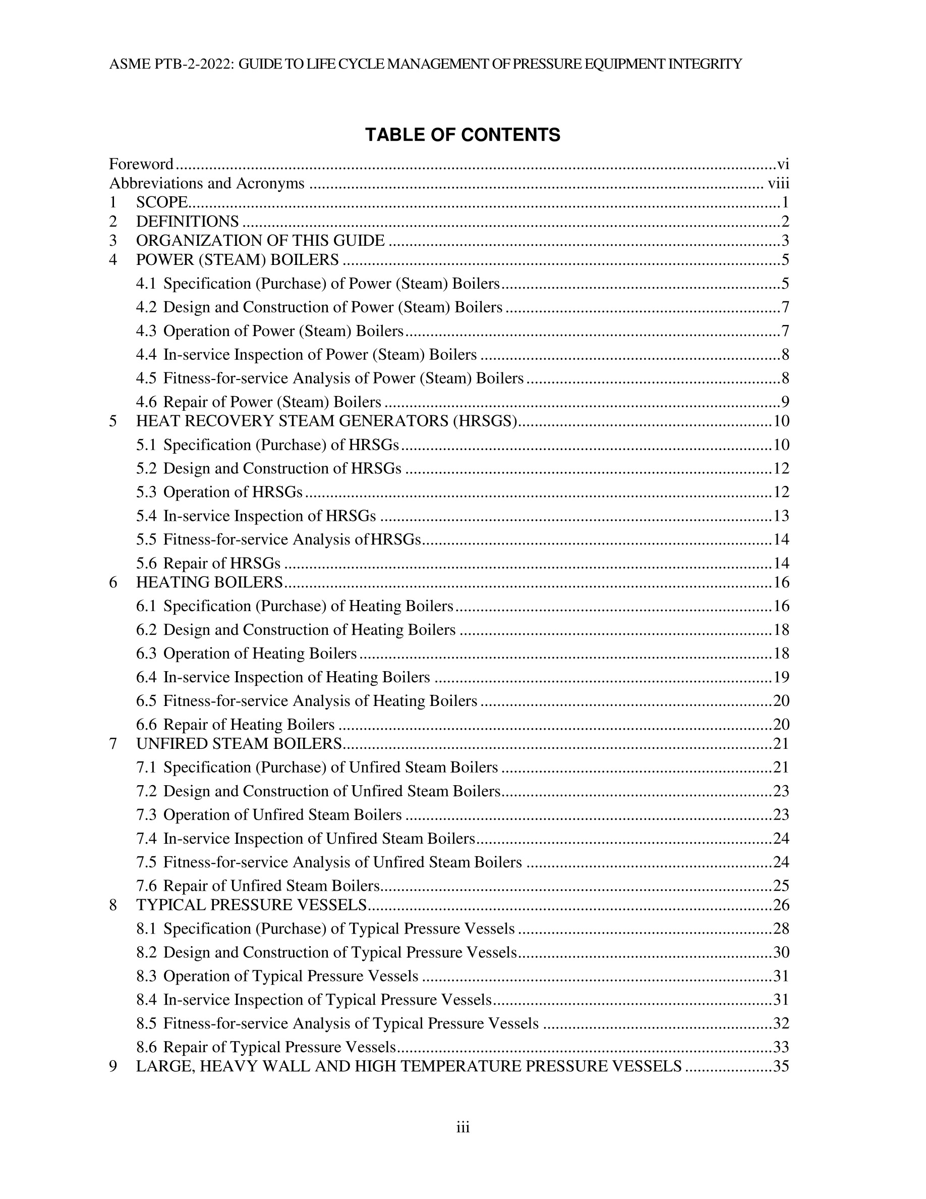 Cover preview — ASME PTB-2-2022 Guide to Life Cycle Management of Pressure Equipment Integrity — Page 4