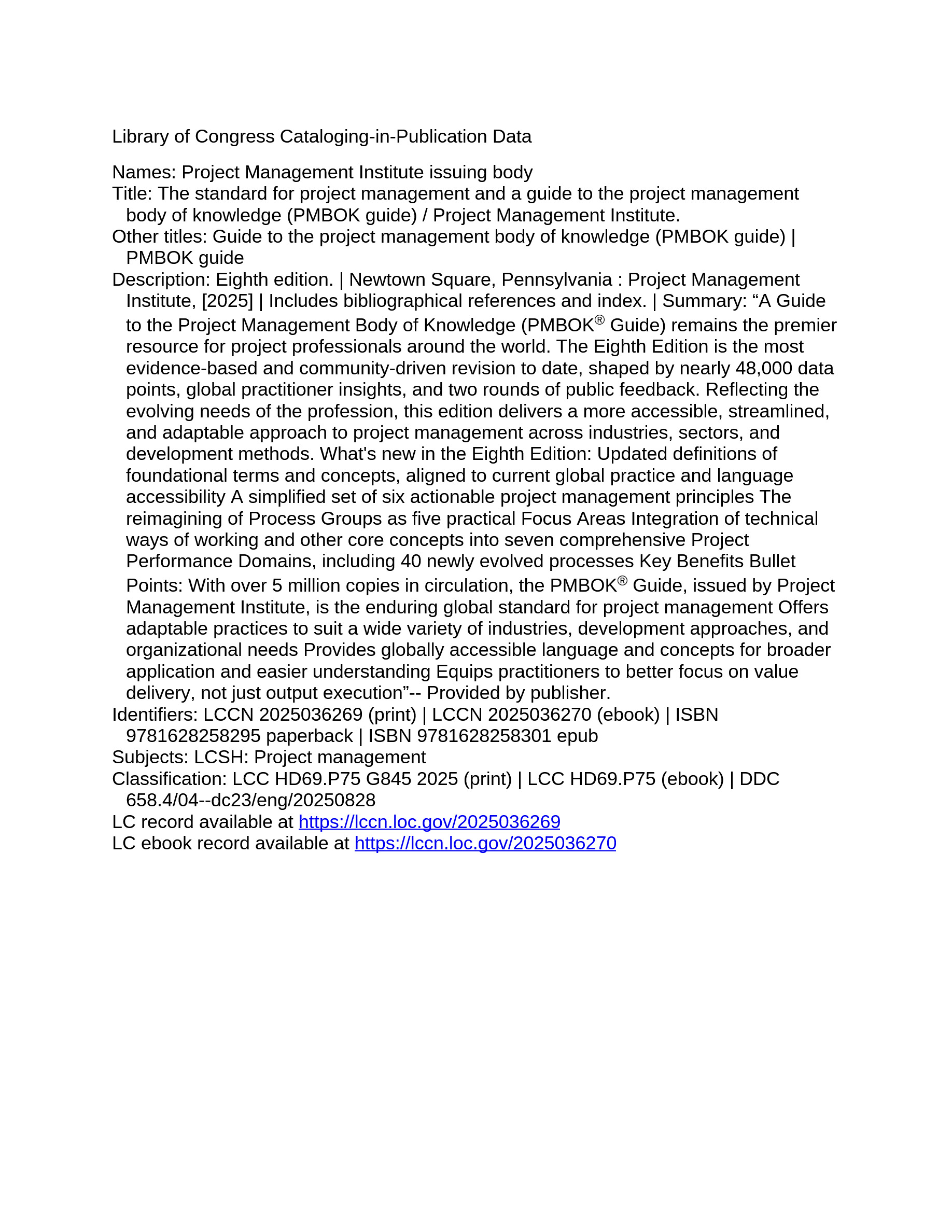 Cover preview — PMBOK Guide 8th Edition + Agile Practice Guide – Official PMI Project Management & Agile Combo Bundle — Page 4