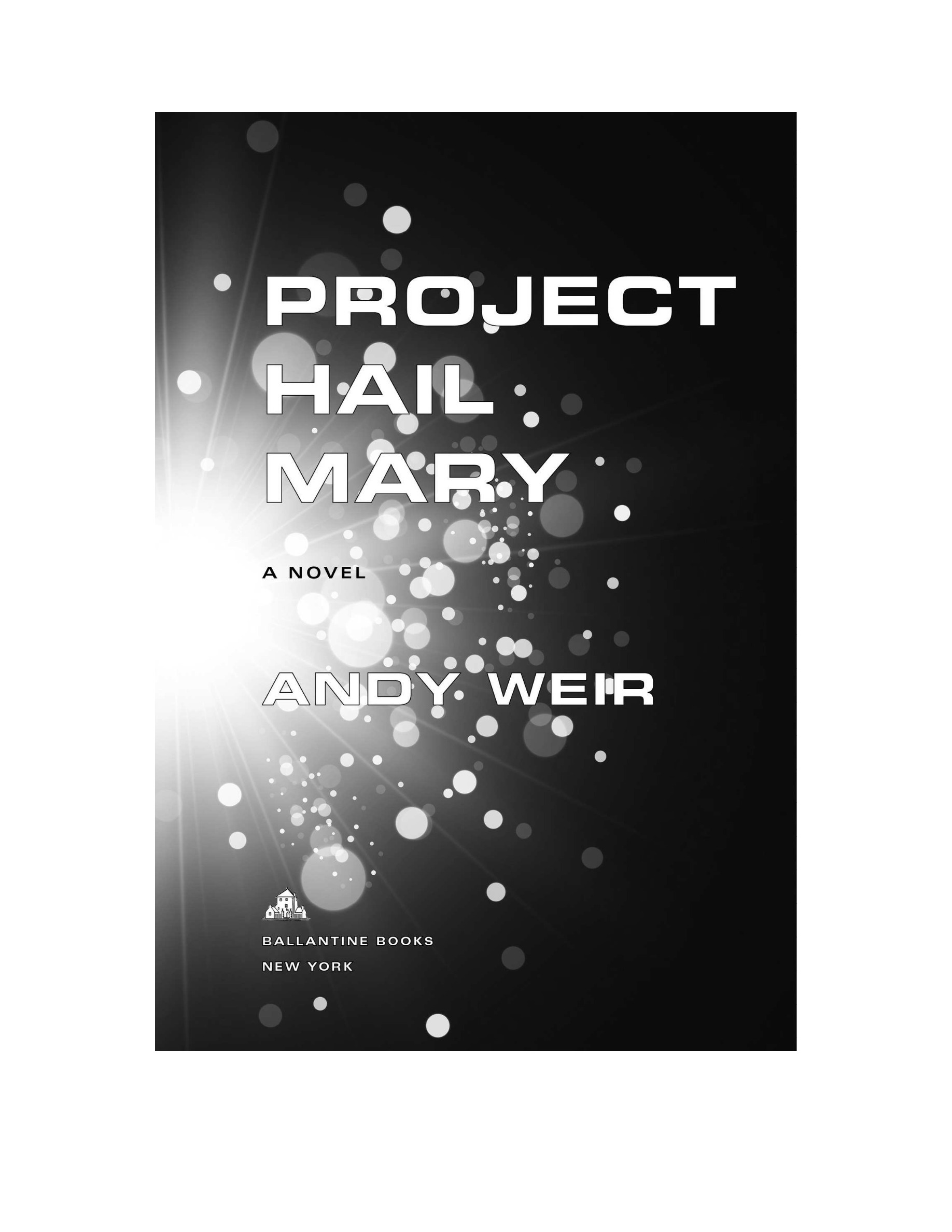 Cover preview — Project Hail Mary: A Novel — Page 2