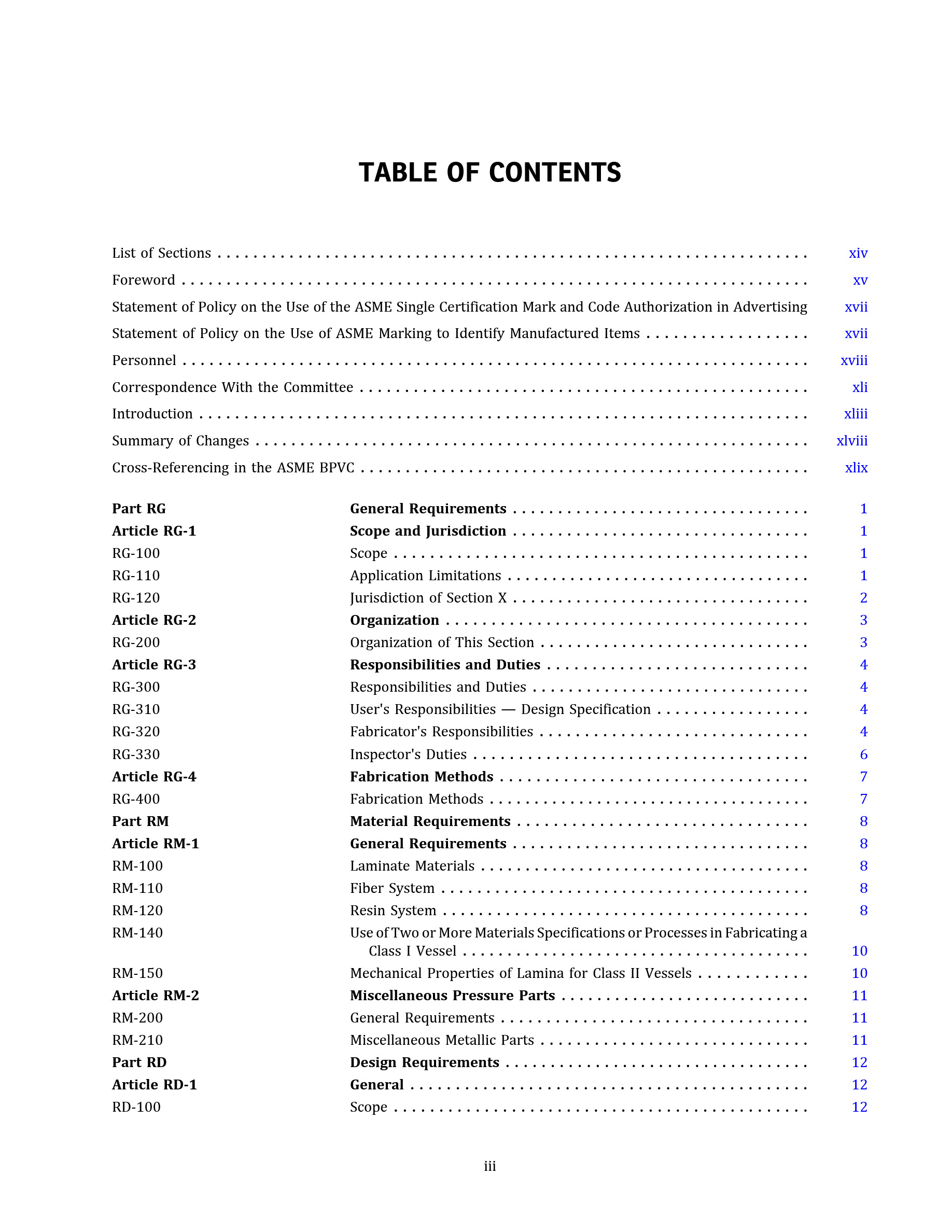 Cover preview — ASME BPVC.X-2025 Section X, Fiber-Reinforced Plastic Pressure Vessels — Page 5