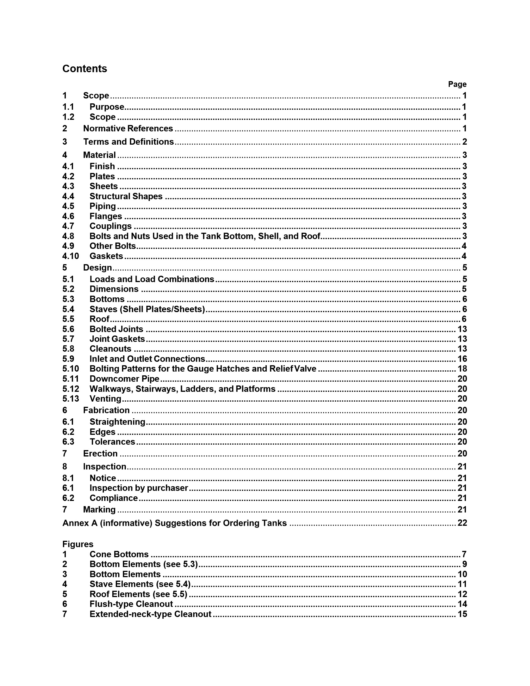 Cover preview — API Spec 12B Specification for Bolted Tanks for Storage of Production Liquids, Seventeenth Edition, Includes Errata 1 (2024) — Page 5