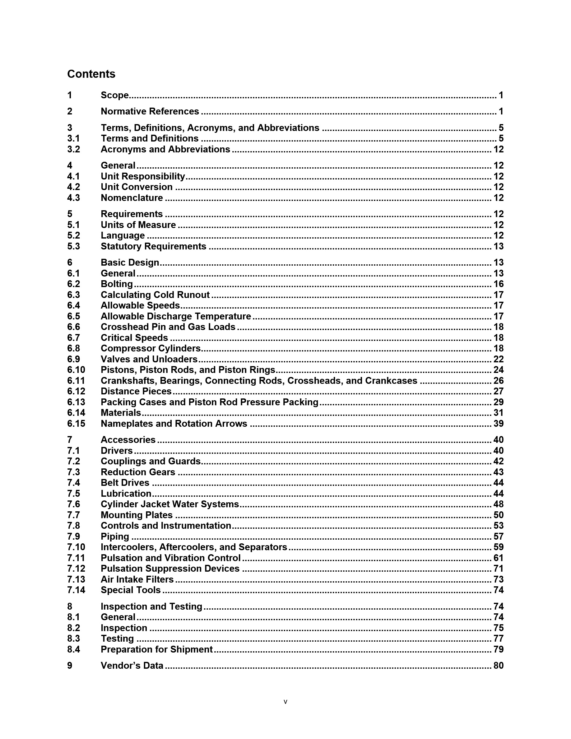 Cover preview — API 618 Reciprocating Compressors for Petroleum, Chemical, and Gas Industry Services — Page 5