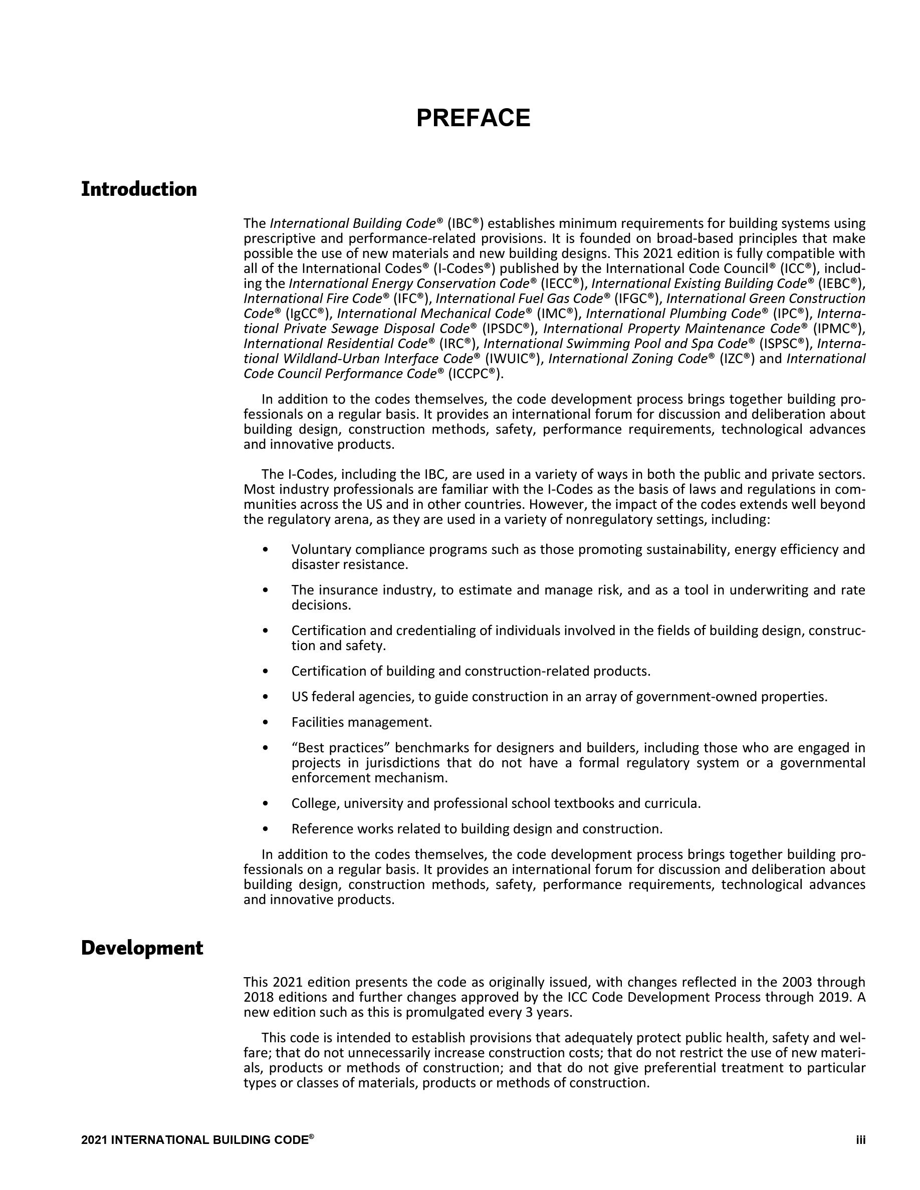 Cover preview — 2021 Building Systems & Electrical Safety Code Set: IBC 2021, IMC 2021, IPC 2021 & NFPA 70E — Page 4
