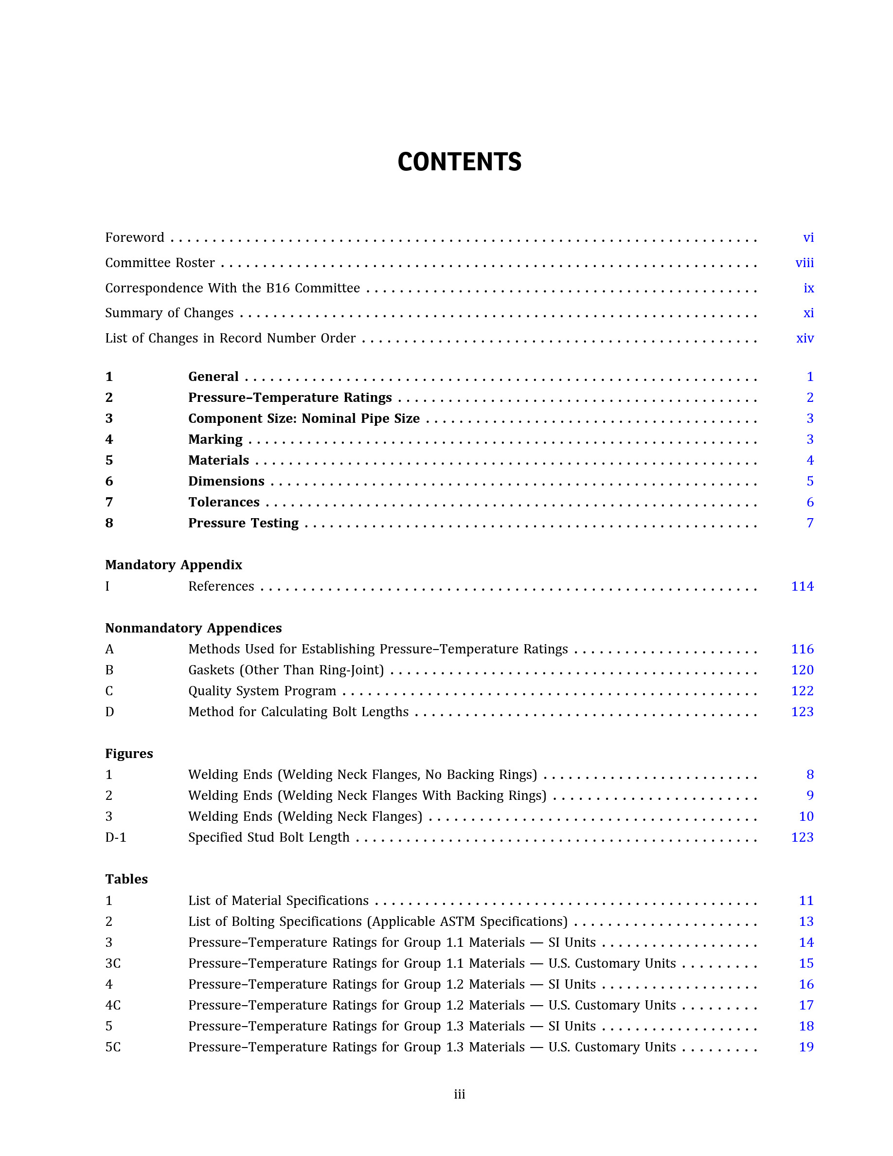 Cover preview — ASME B16.47-2025 Large Diameter Steel Flanges: NPS 26 Through NPS 60 — Page 4
