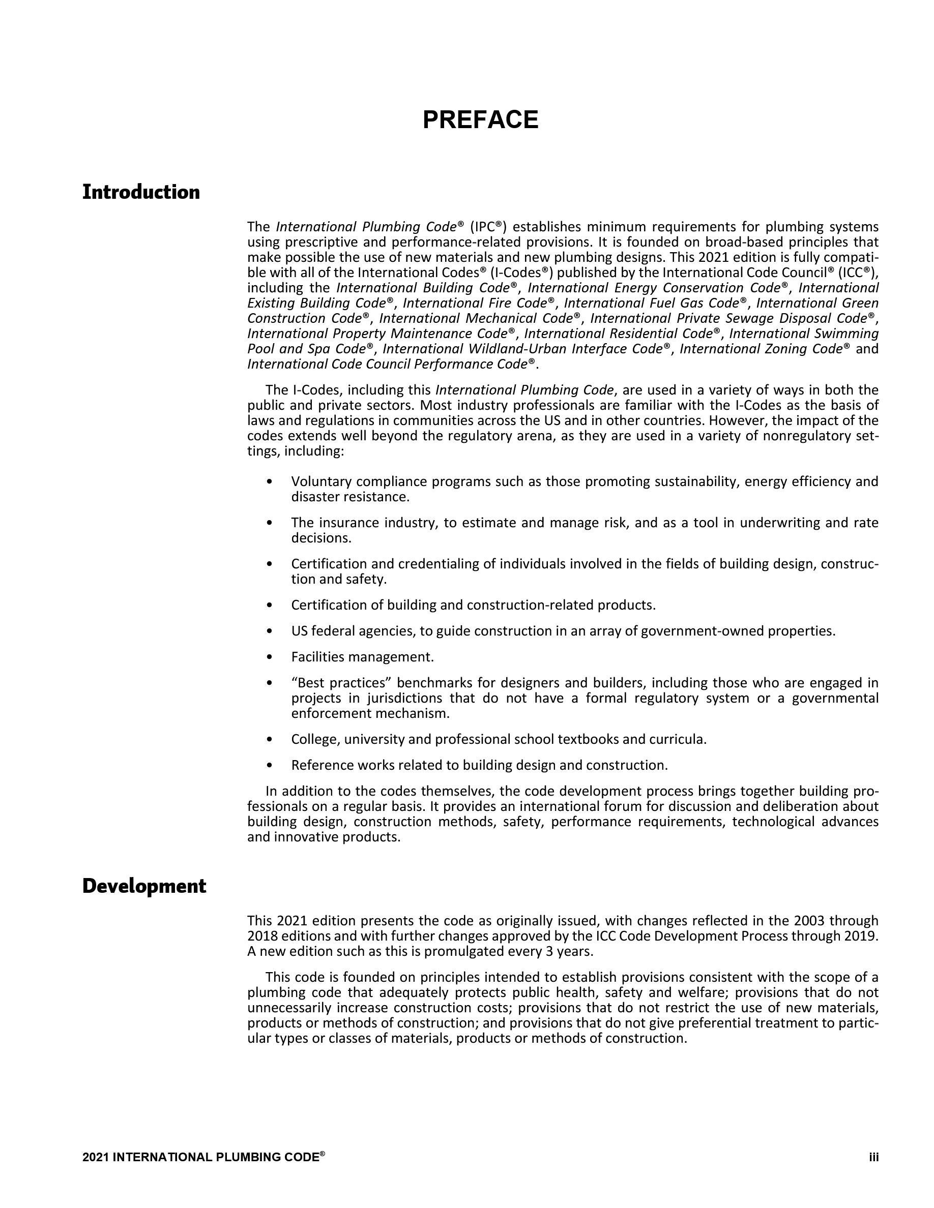 Cover preview — 2021 International Plumbing Code — Page 4
