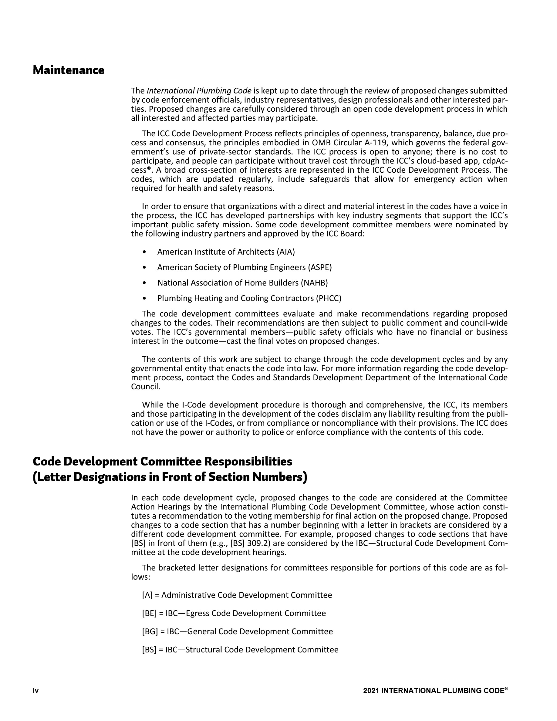 Cover preview — 2021 International Plumbing Code — Page 5