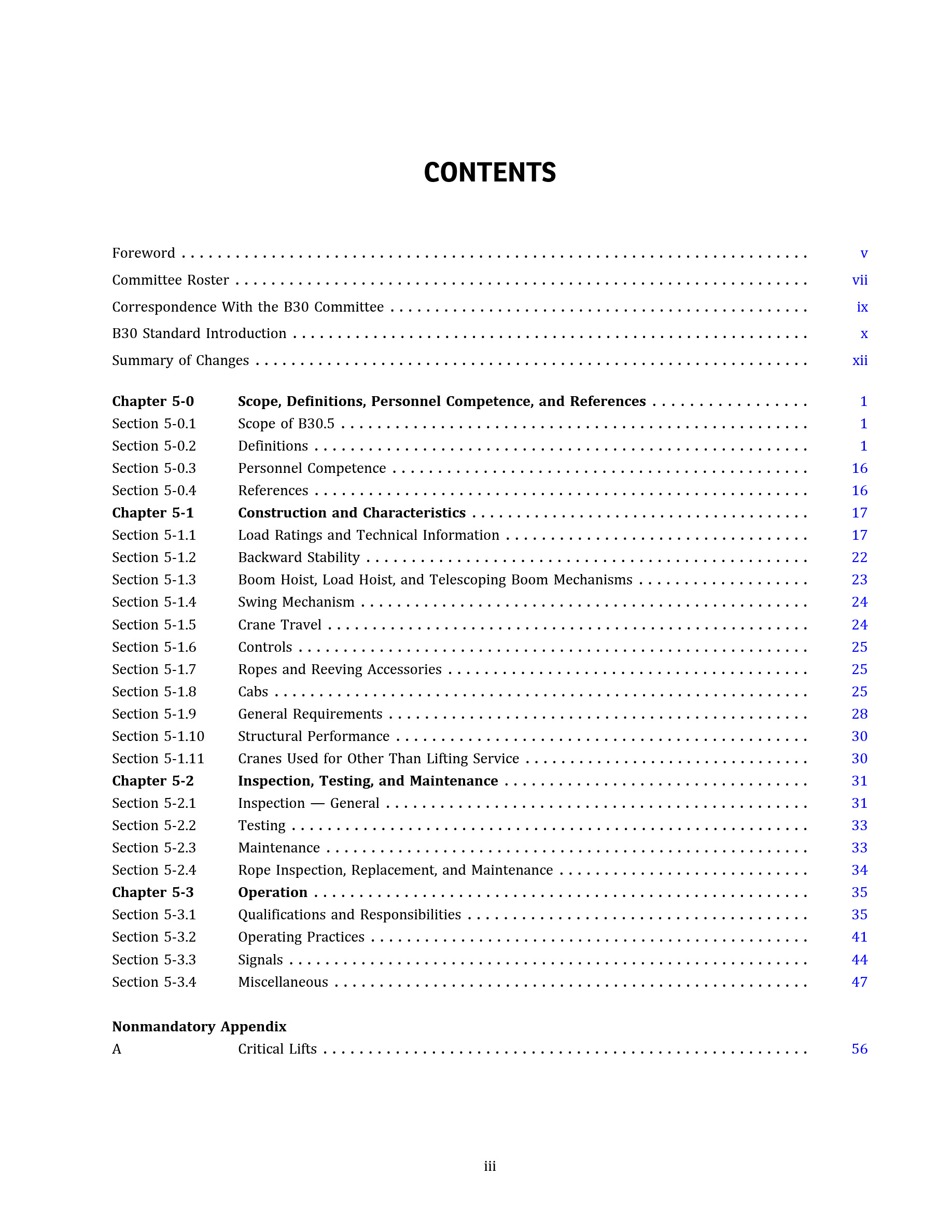 Cover preview — ASME B30.5-2025 Mobile and Locomotive Cranes — Page 4